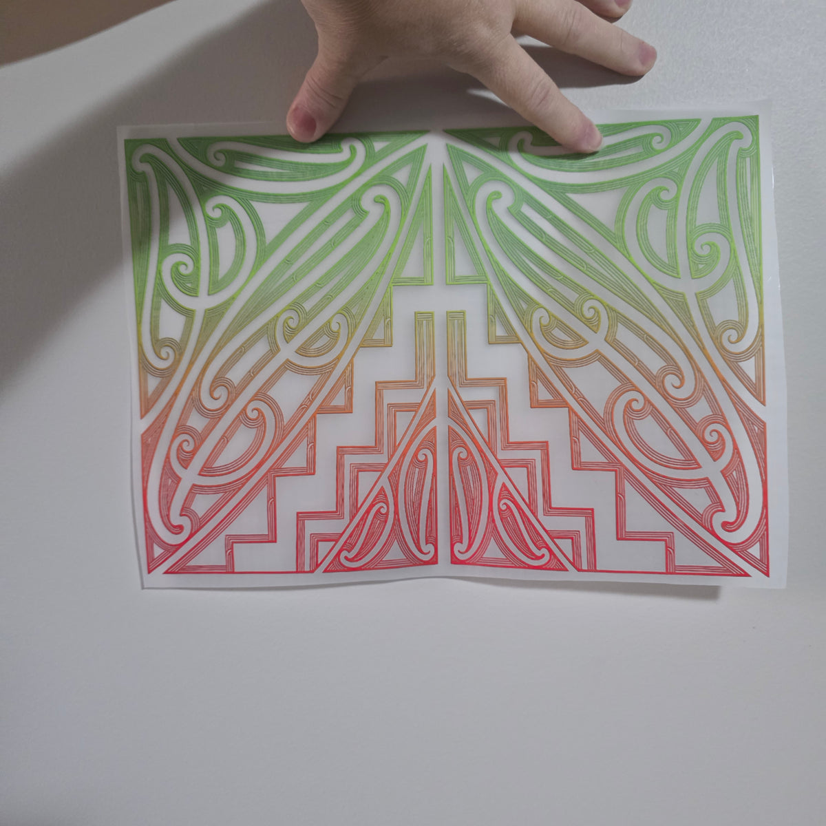 Maori design Iron on DTF 30cmx21cm (Copy)