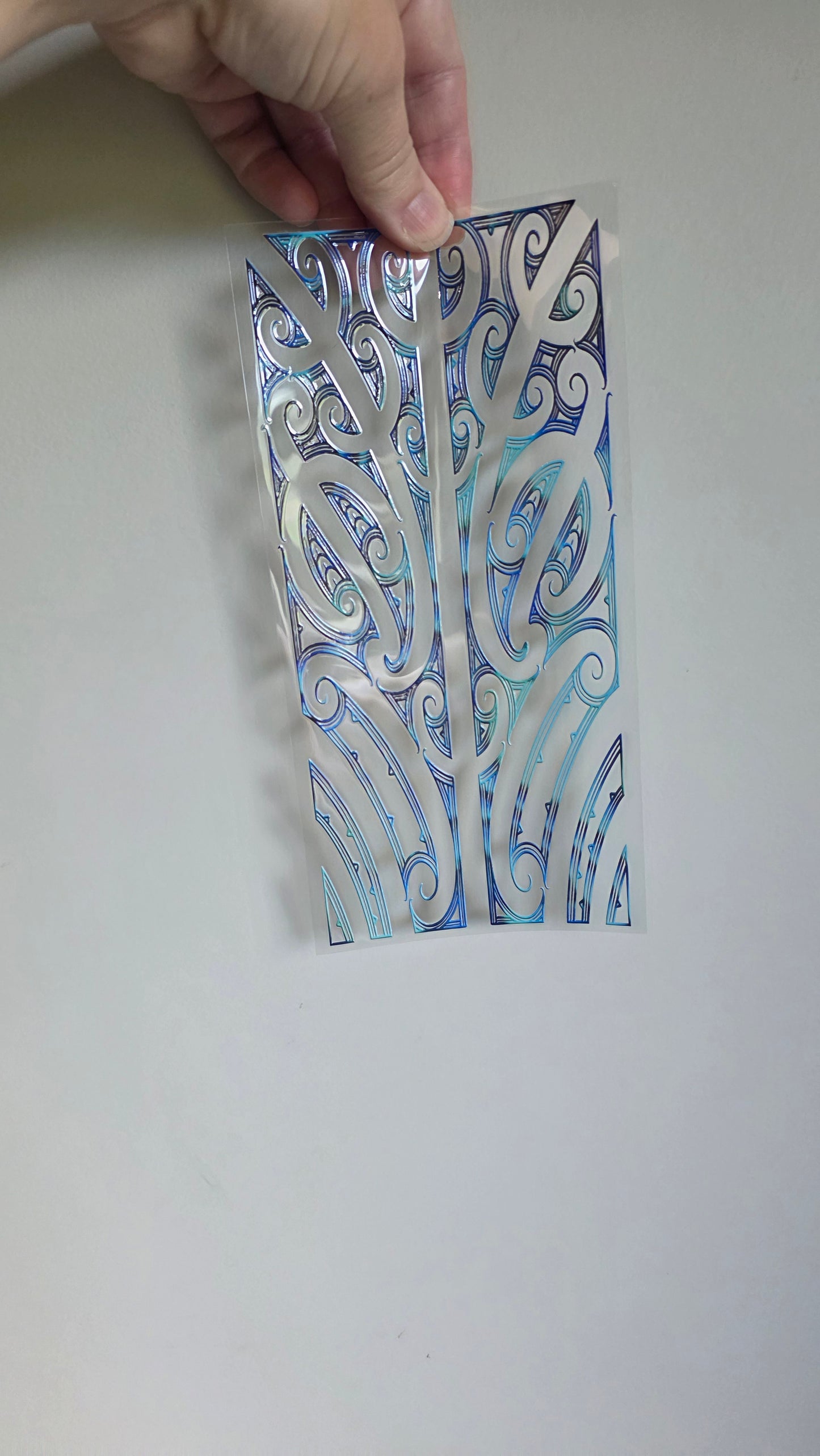 UV dtf transfer Maori design 24cmx11cm 16oz wrap #1626