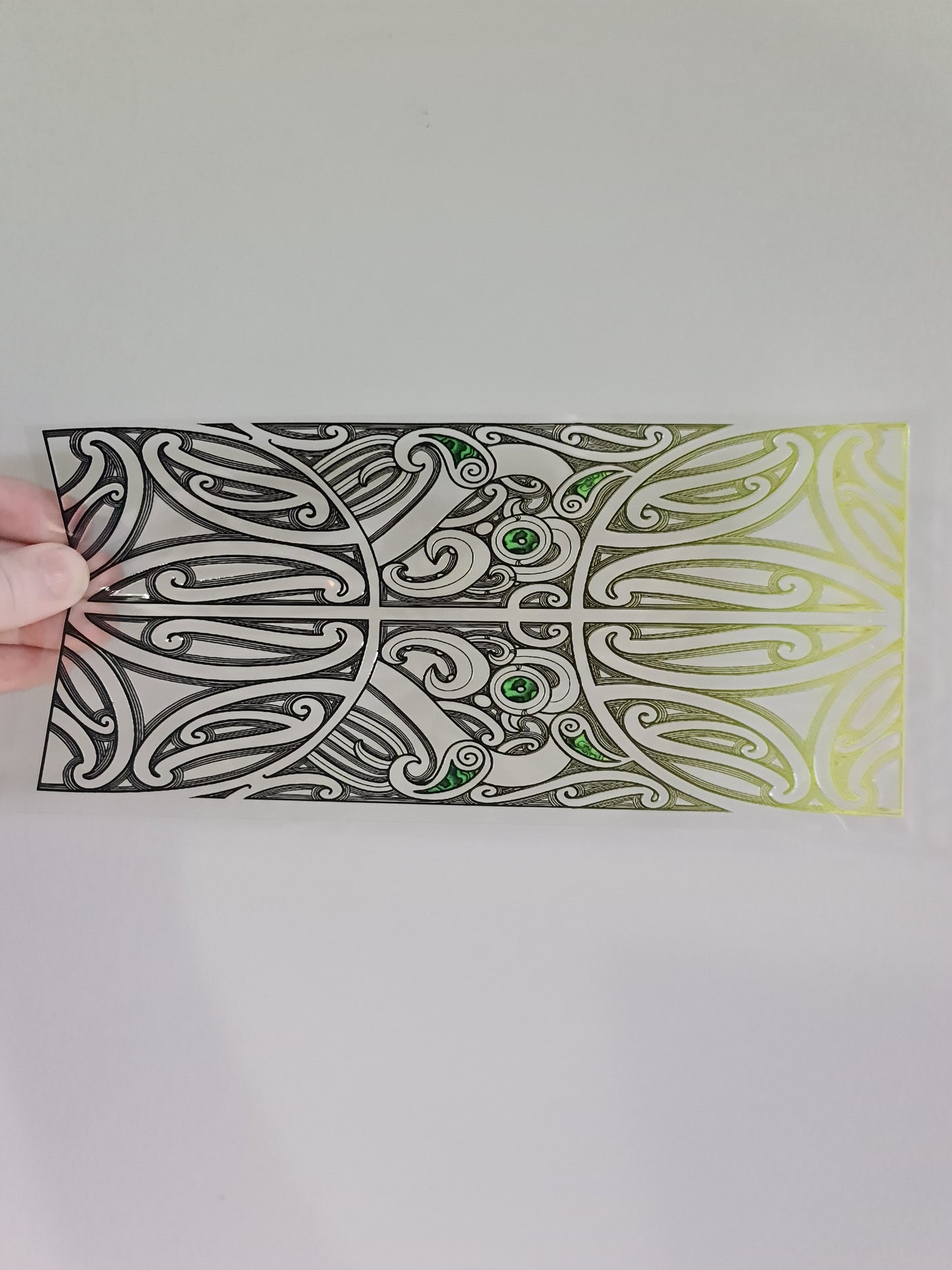 UV dtf Maori design 23cmx11cm 16oz wrap #785
