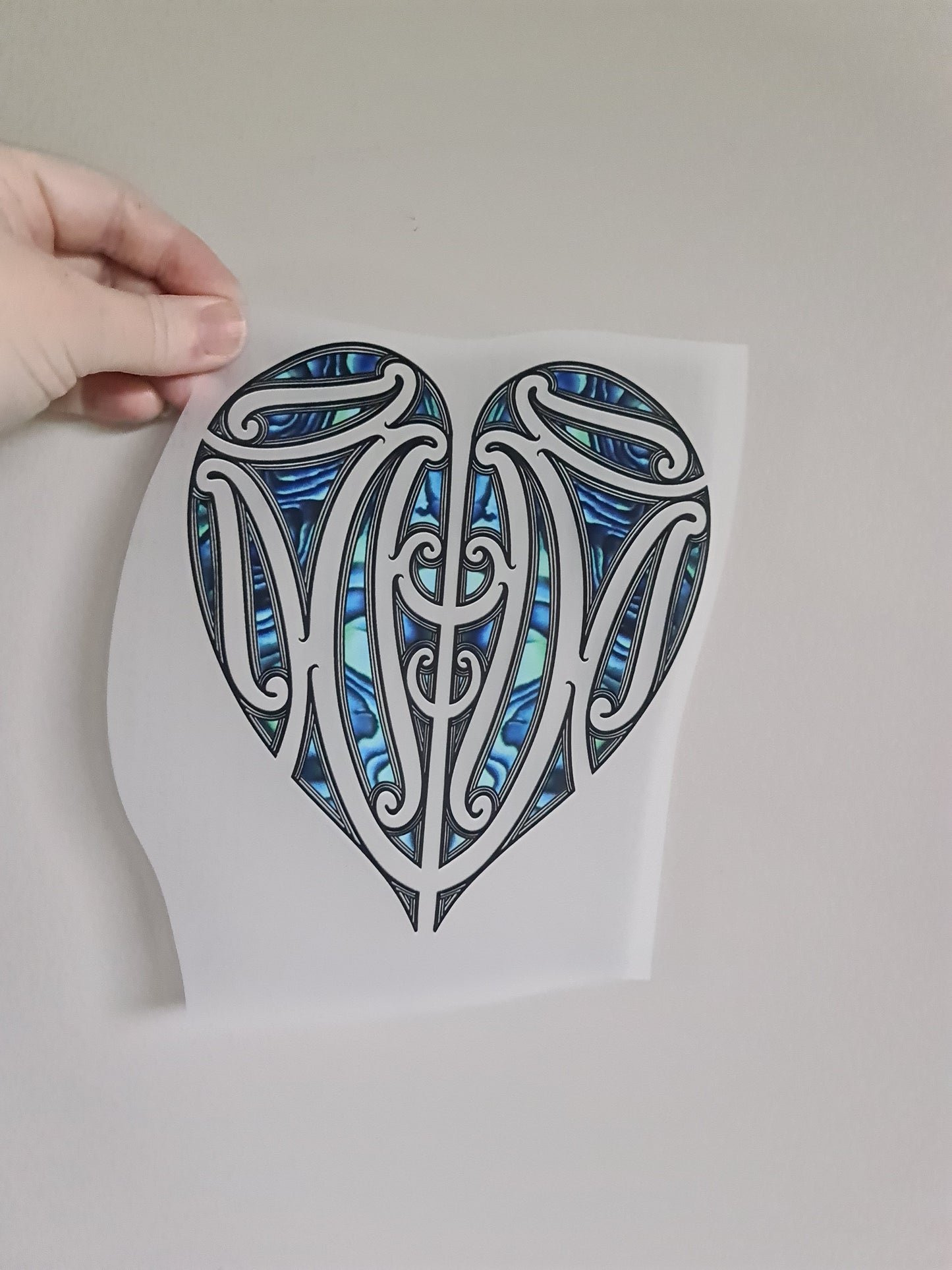 Kids clothing Sublimation custom Maori design Iron on HTV 20cm