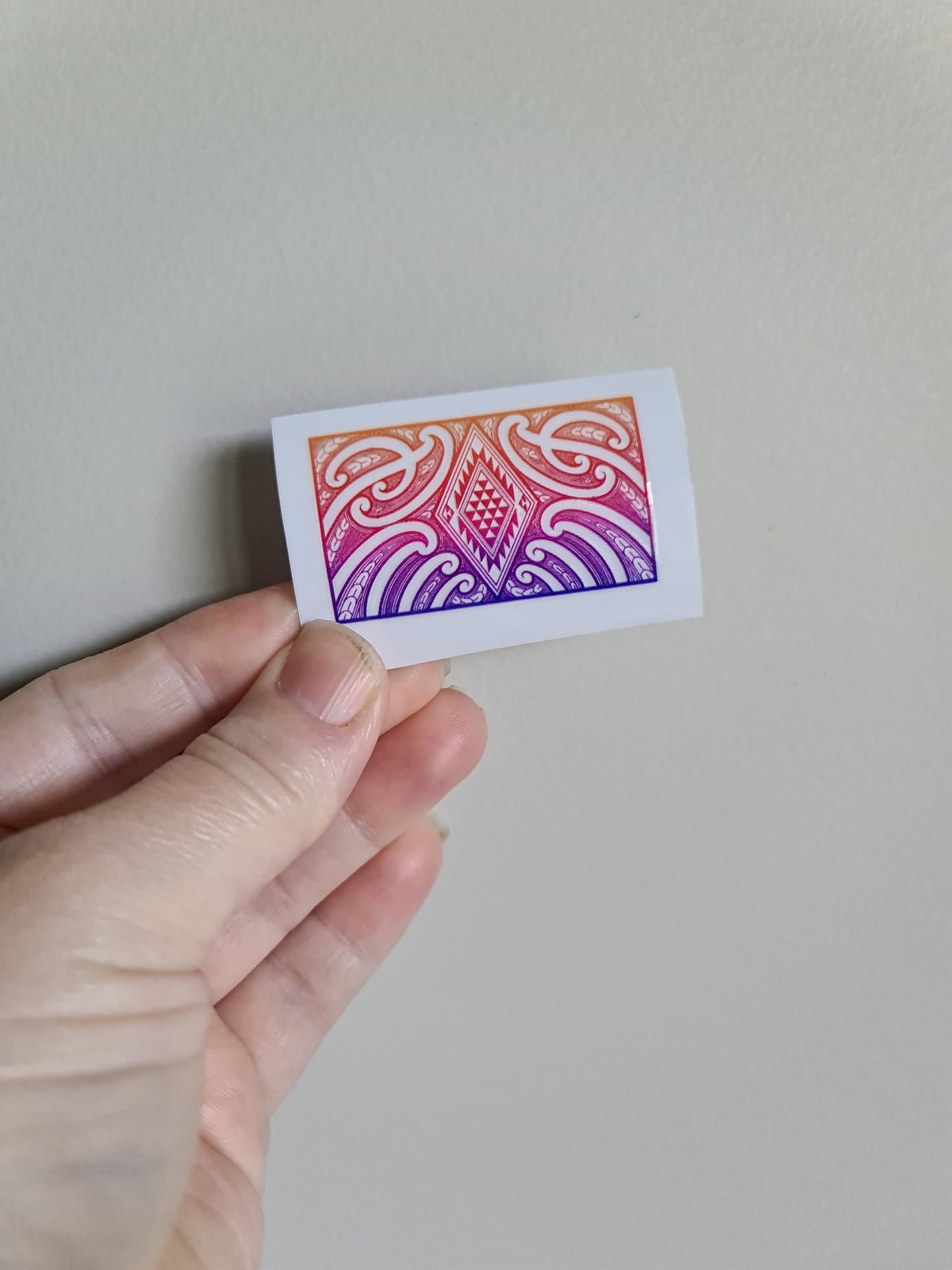 Tiny UV DTF transfer 5cmx5cm for bank cards and phones - #39