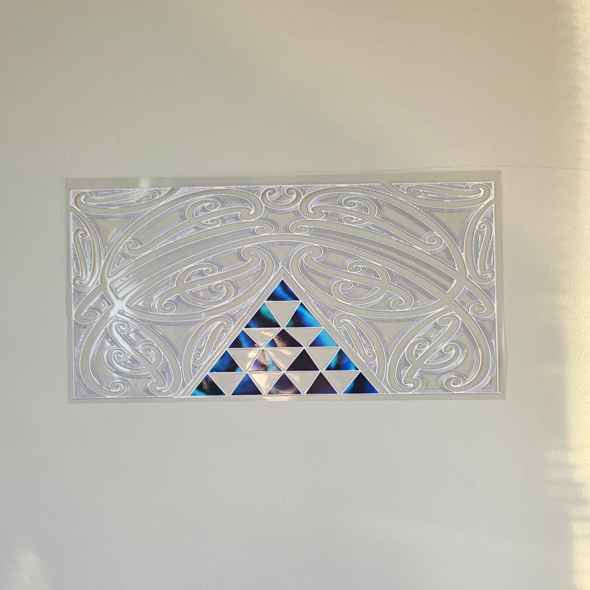 30cmx 15cm size UV DTF DECAL MAORI DESIGN for Table lamps #29