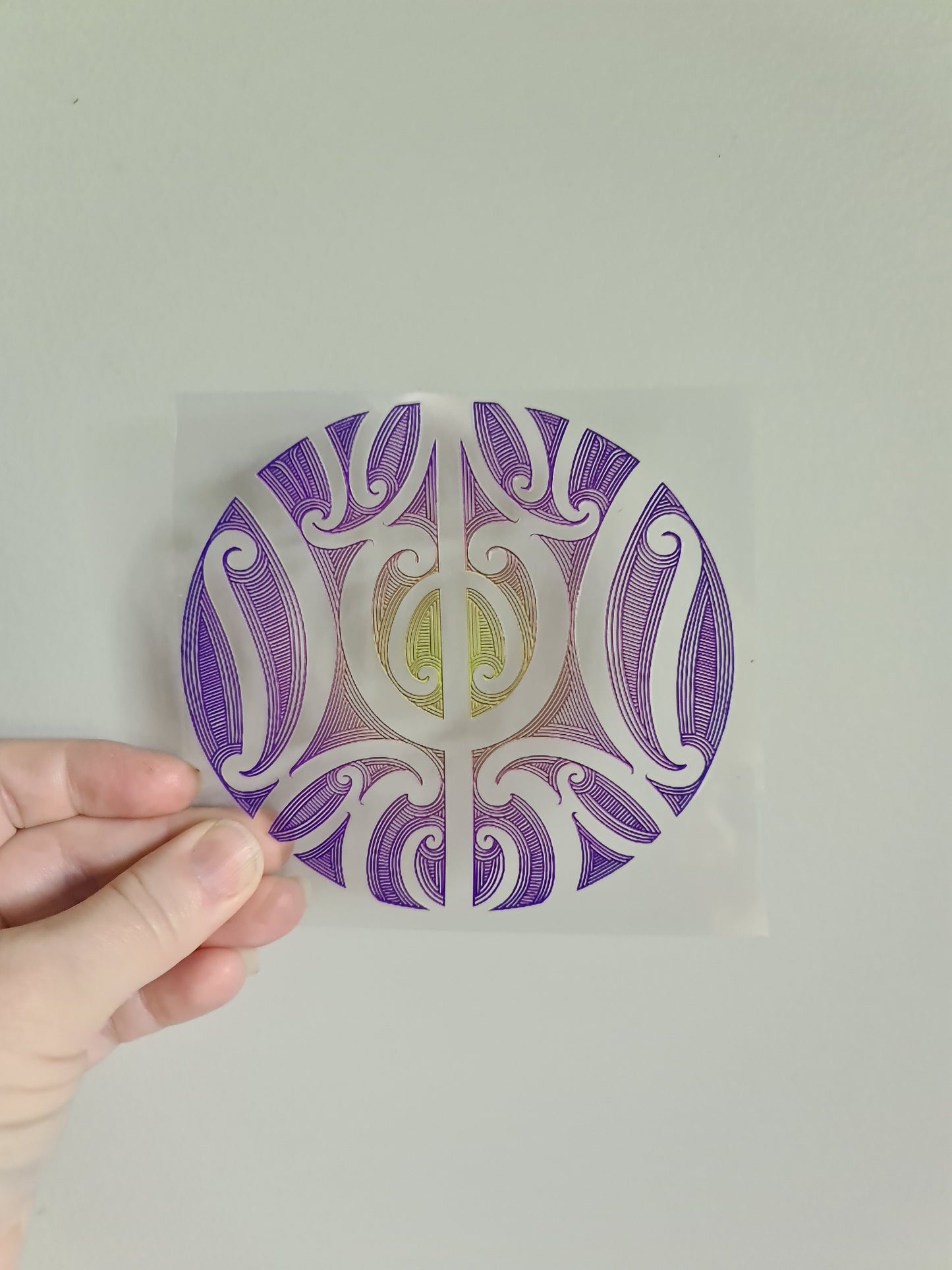 UV dtf Maori design mini size 11cm #1328