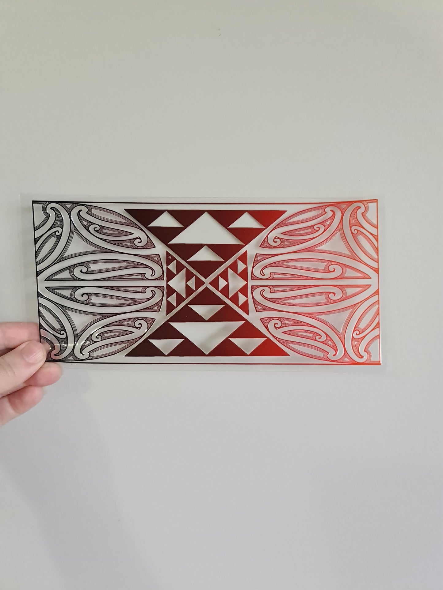 UV dtf Maori design 23cmx11cm 16oz wrap #523
