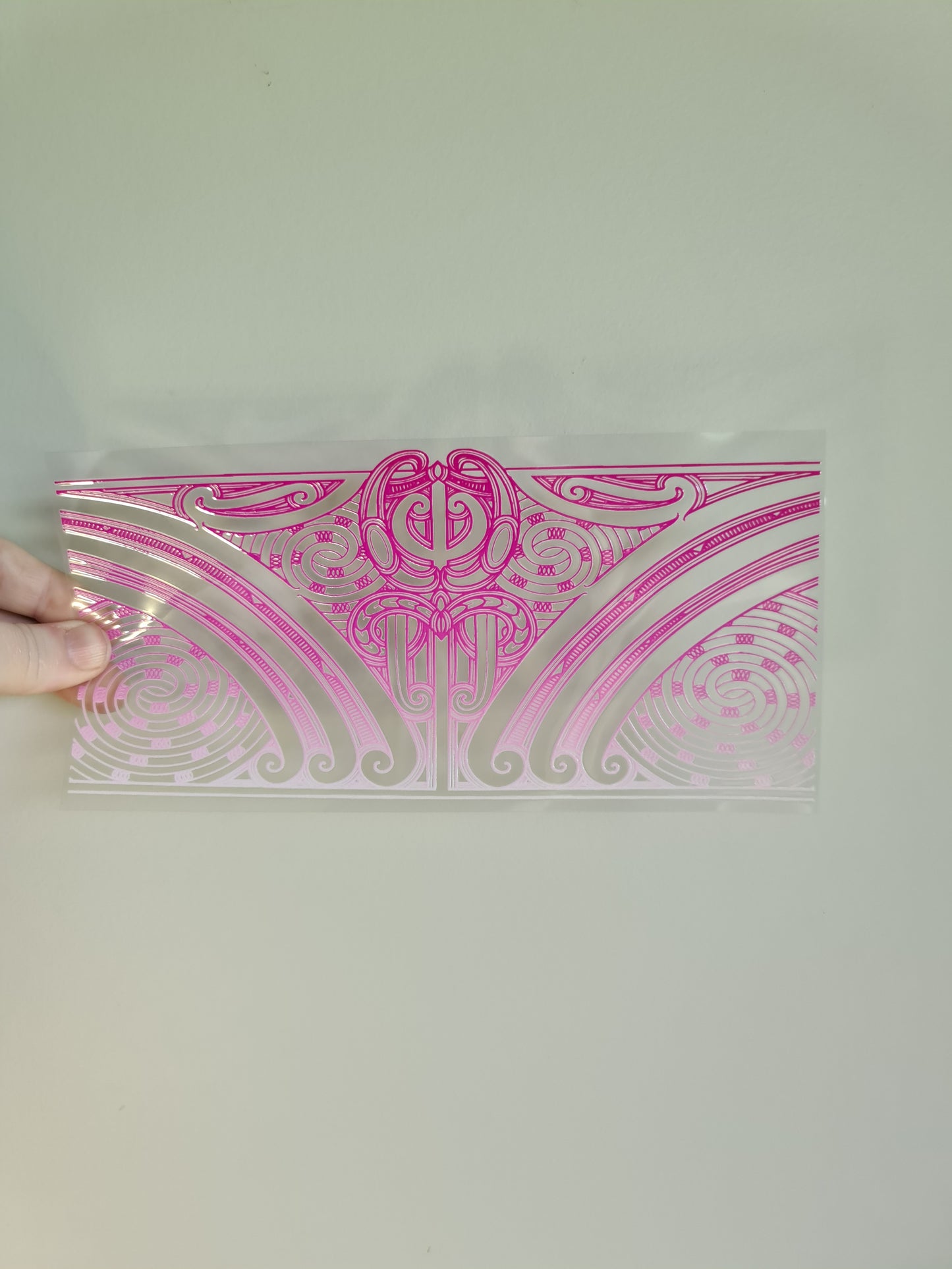 UV dtf transfer Maori design 23cmx11cm 16oz wrap #1381