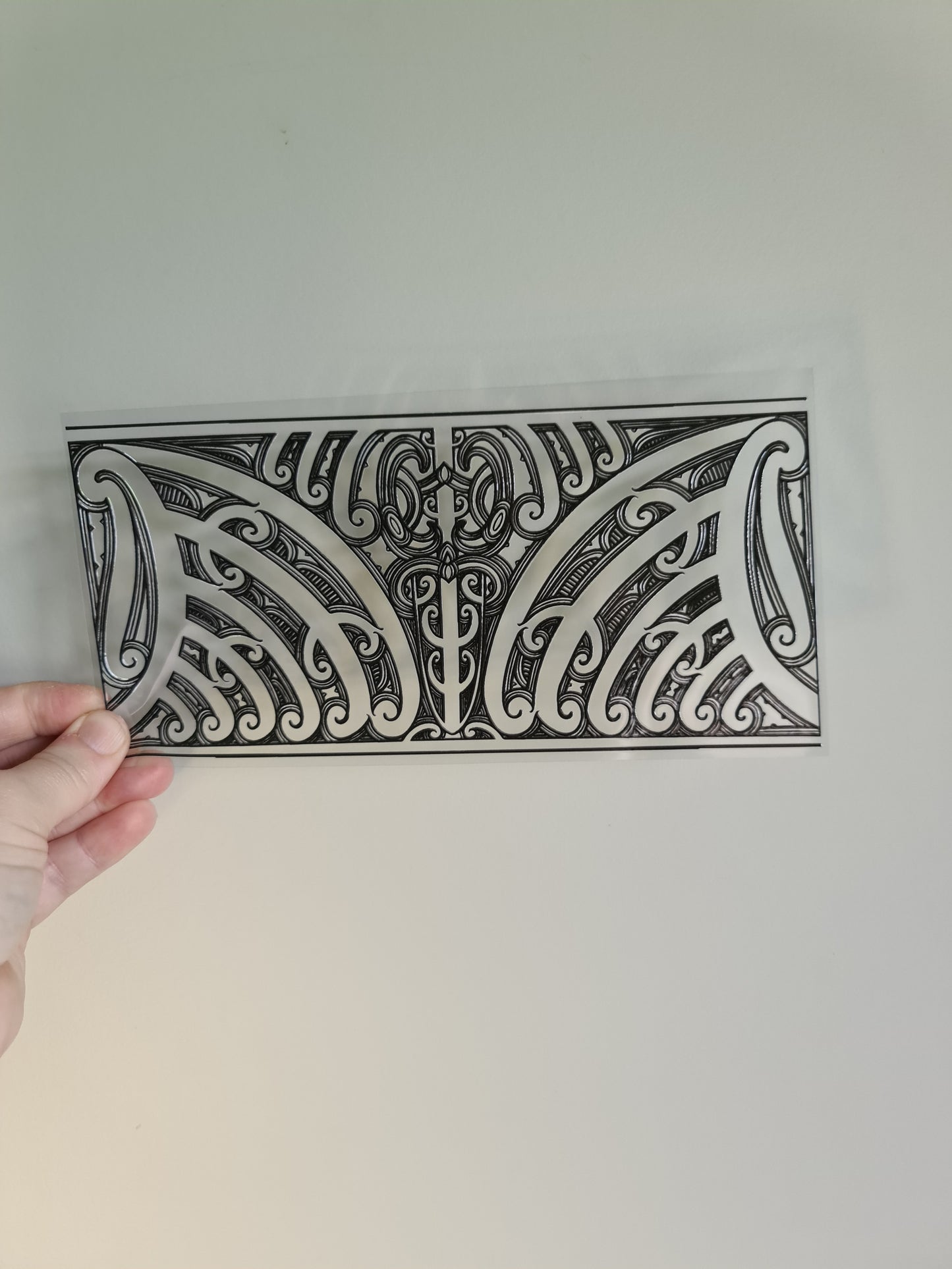UV dtf transfer Maori design 23cmx11cm 16oz wrap #1423