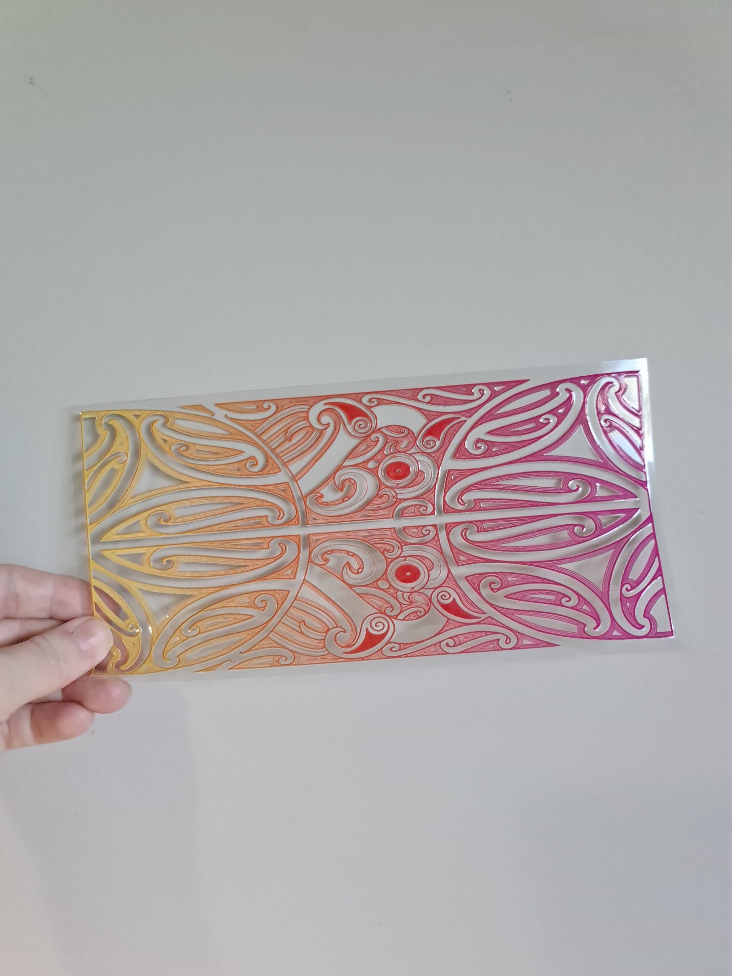 UV dtf Maori design 23cmx11cm 16oz wrap #878