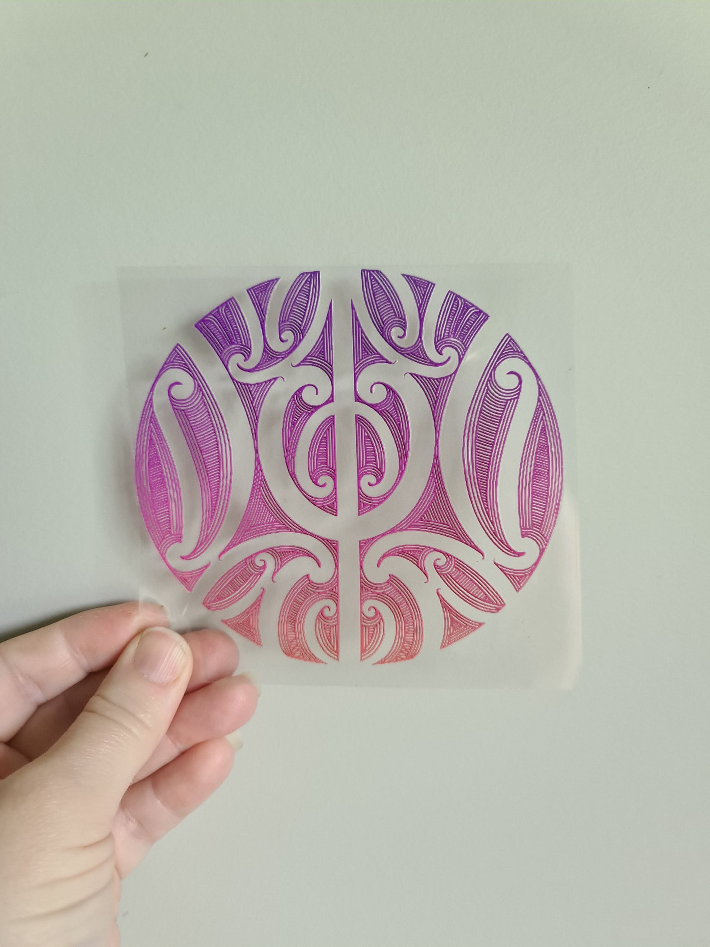 UV dtf Maori design mini size 11cm #1347