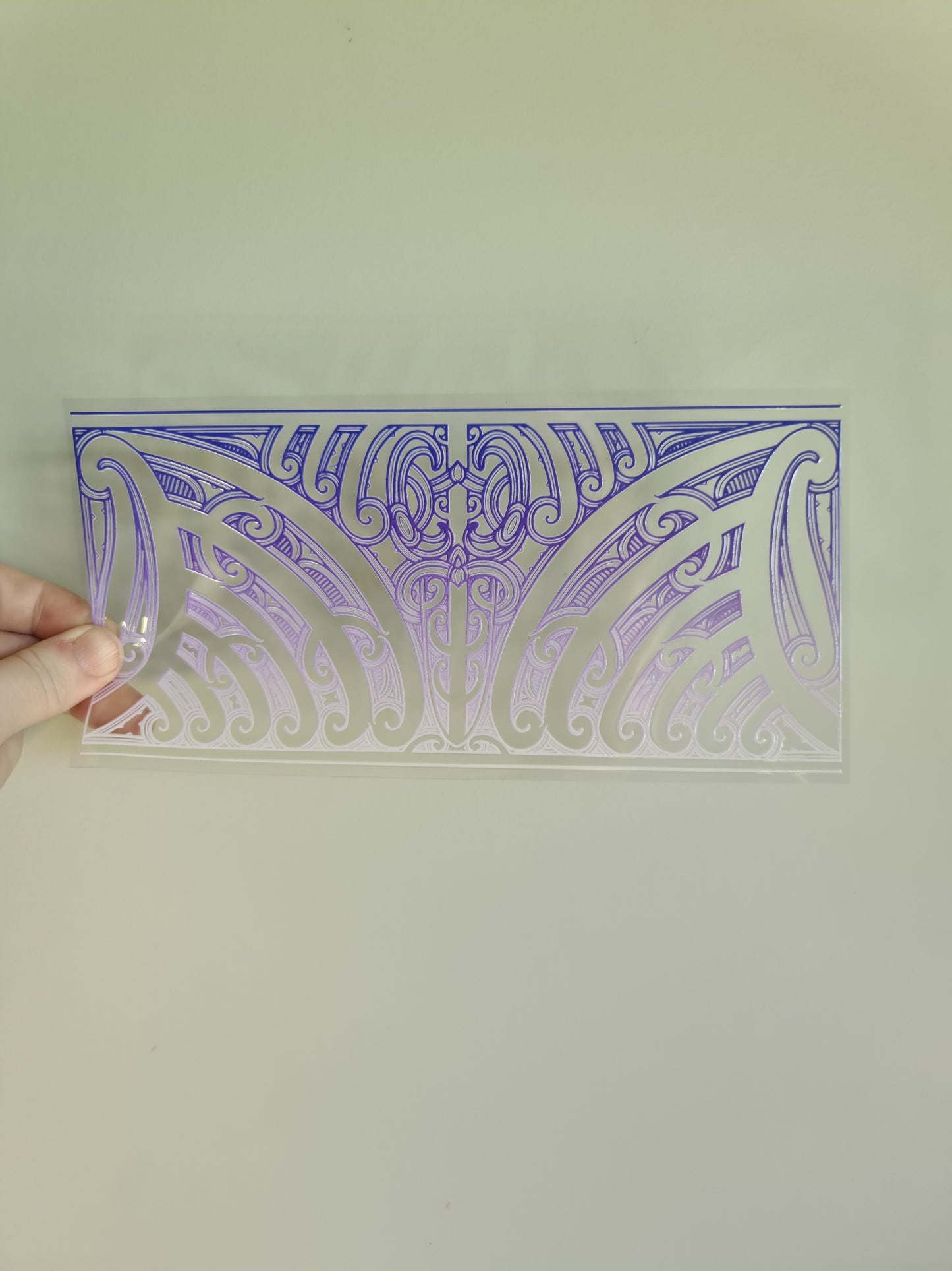UV dtf transfer Maori design 23cmx11cm 16oz wrap #1332