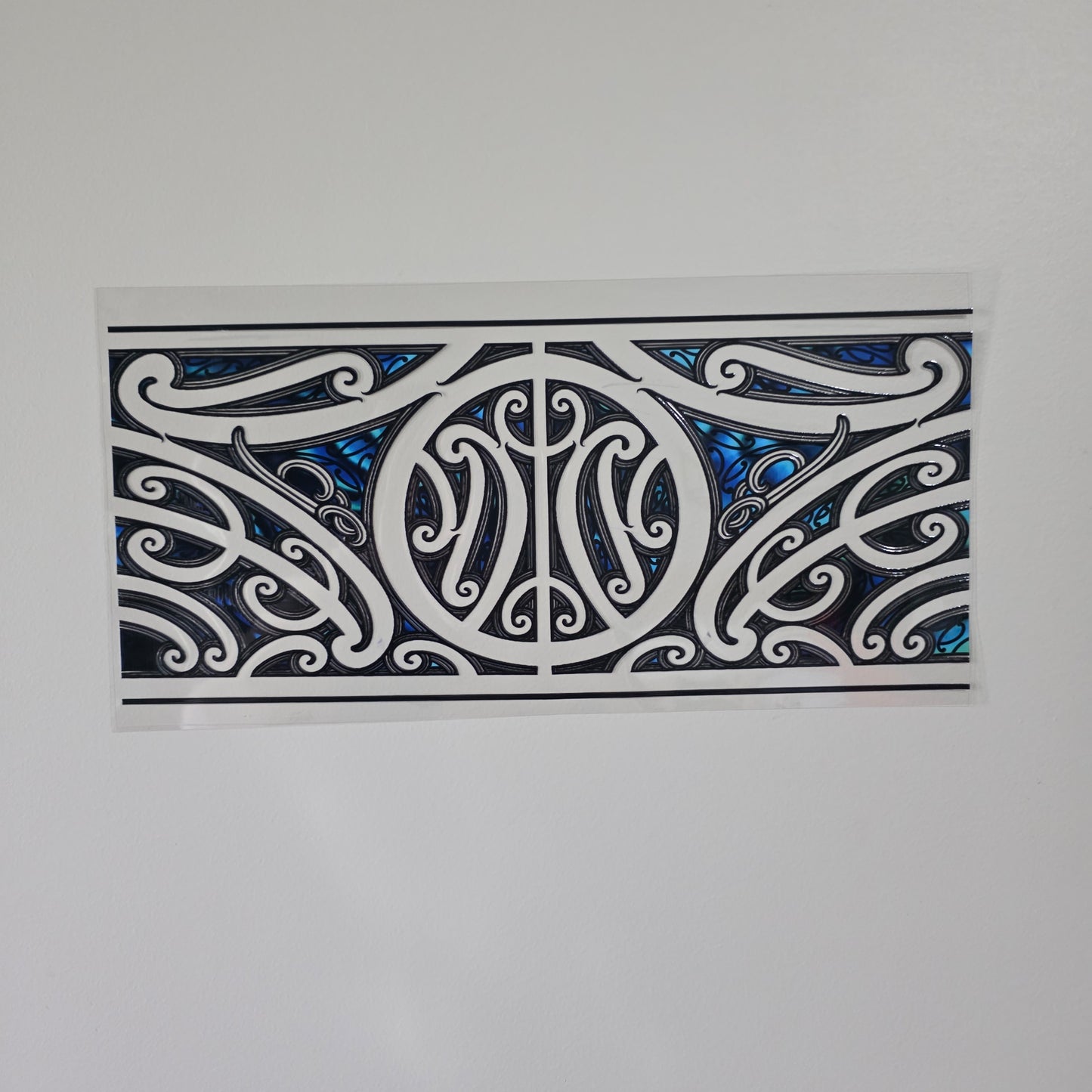 XL UV DTF DECAL MAORI DESIGN 38CMX17CM for touch lamps #34