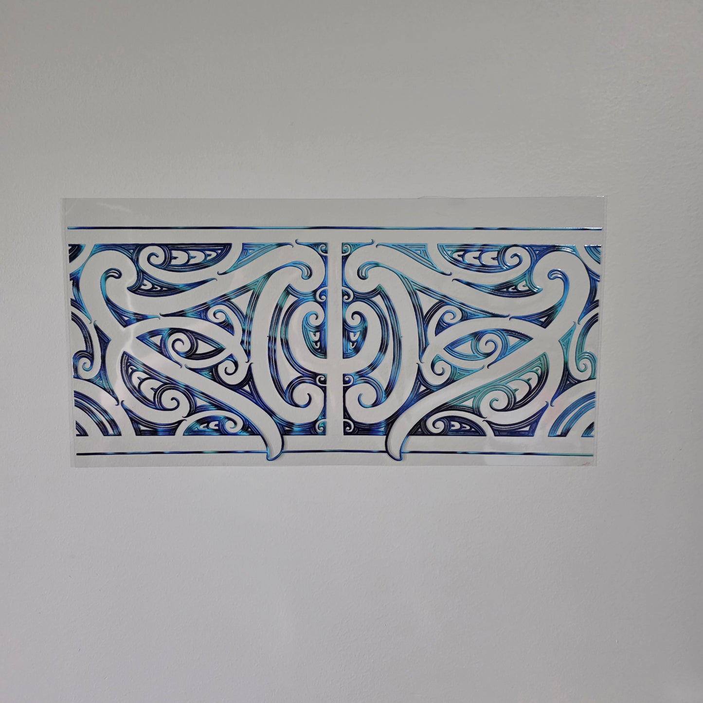 XL UV DTF DECAL MAORI DESIGN 38CMX17CM for touch lamps #32