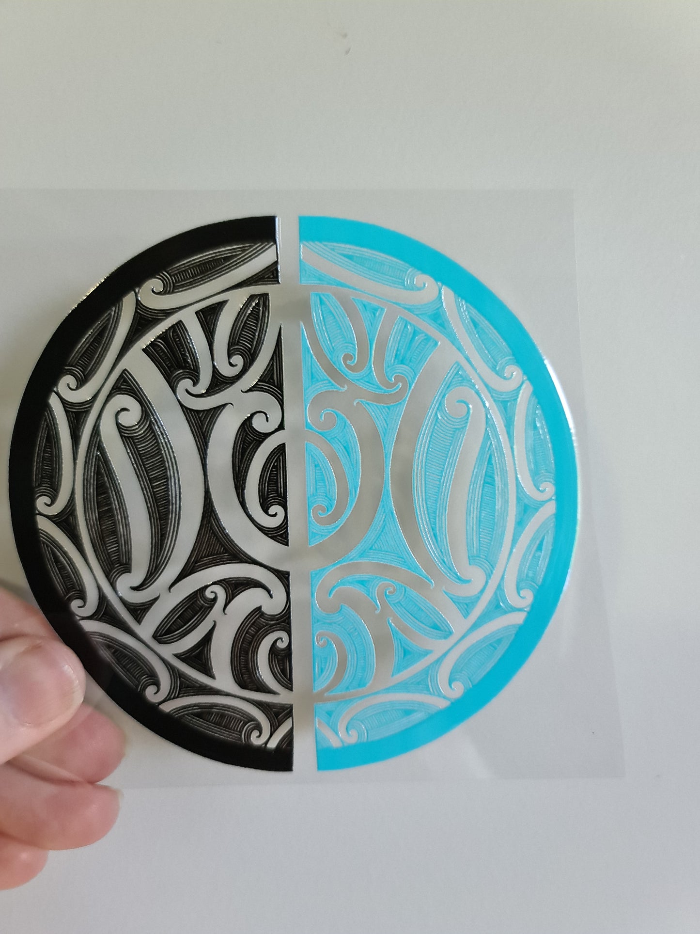 UV dtf Maori design mini size 11cmx11cm #938