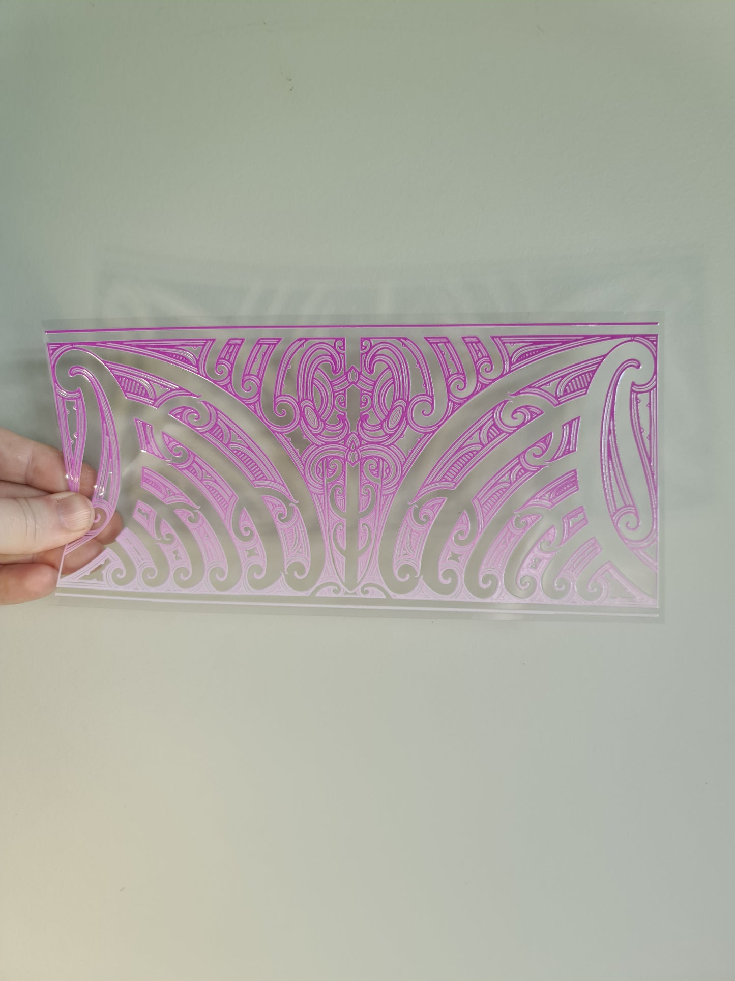 UV dtf transfer Maori design 23cmx11cm 16oz wrap #1415