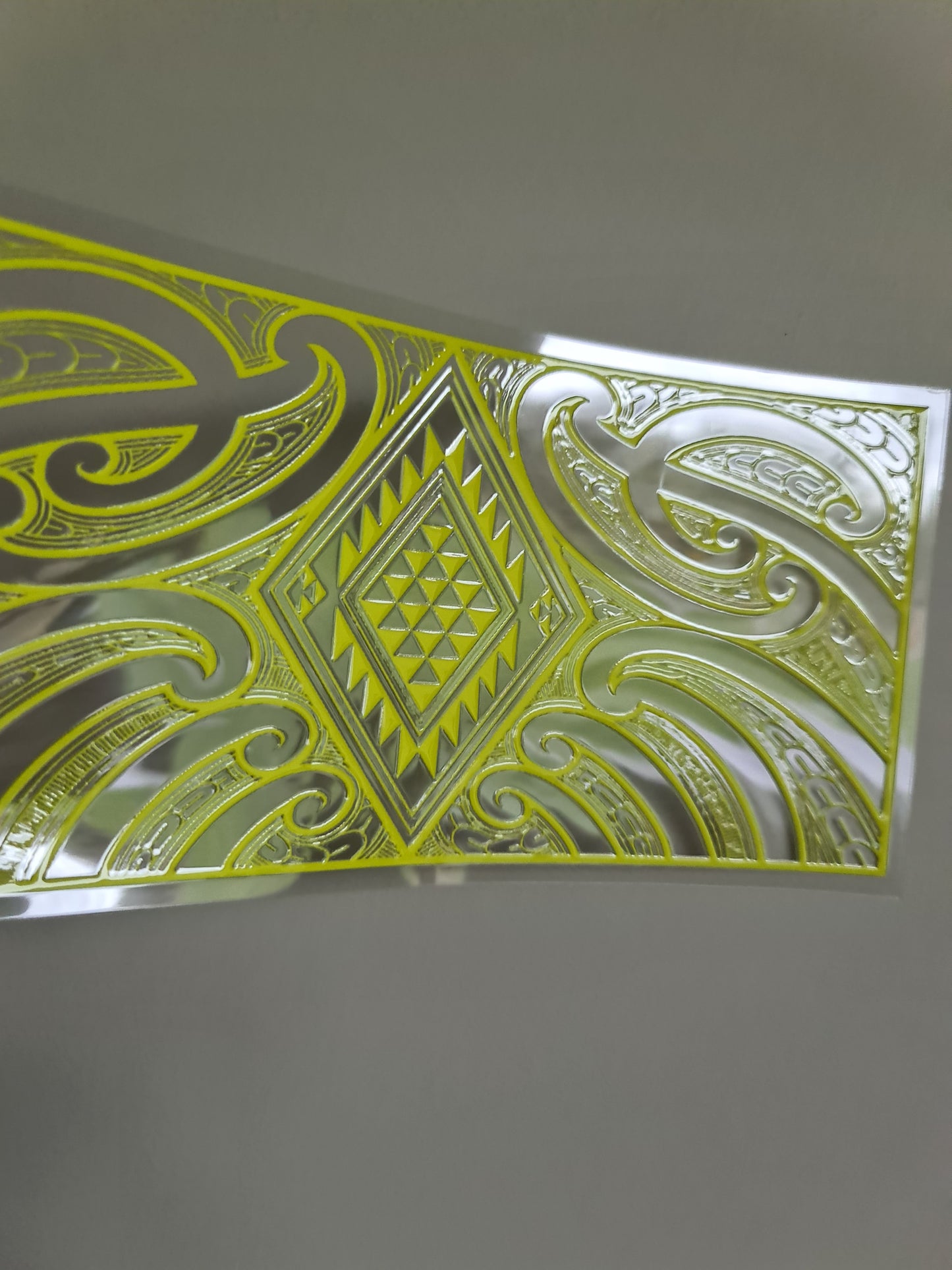 UV dtf Maori design 23cmx11cm 16oz wrap #1071