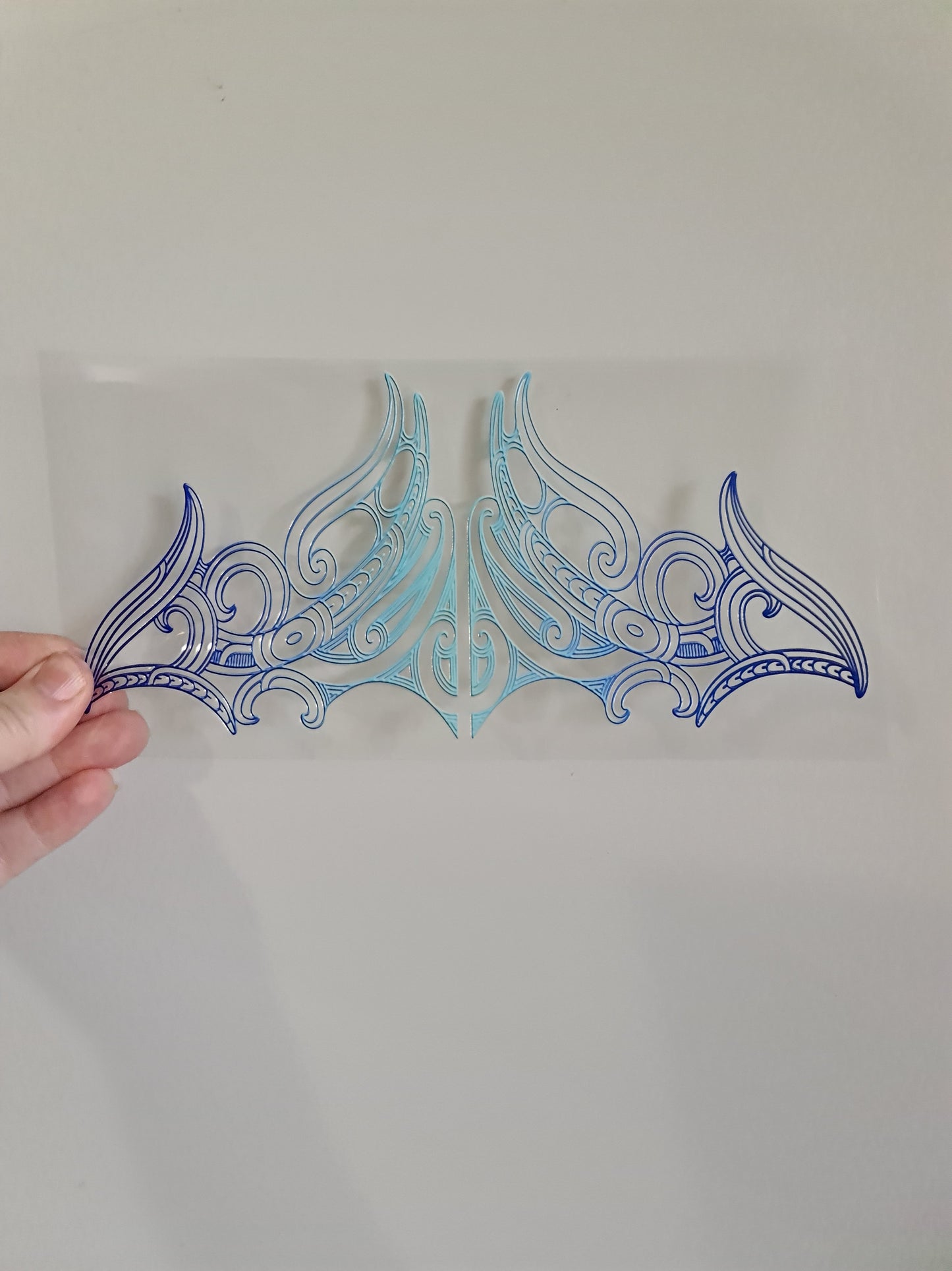 UV dtf Maori design 23cmx11cm 16oz wrap #514
