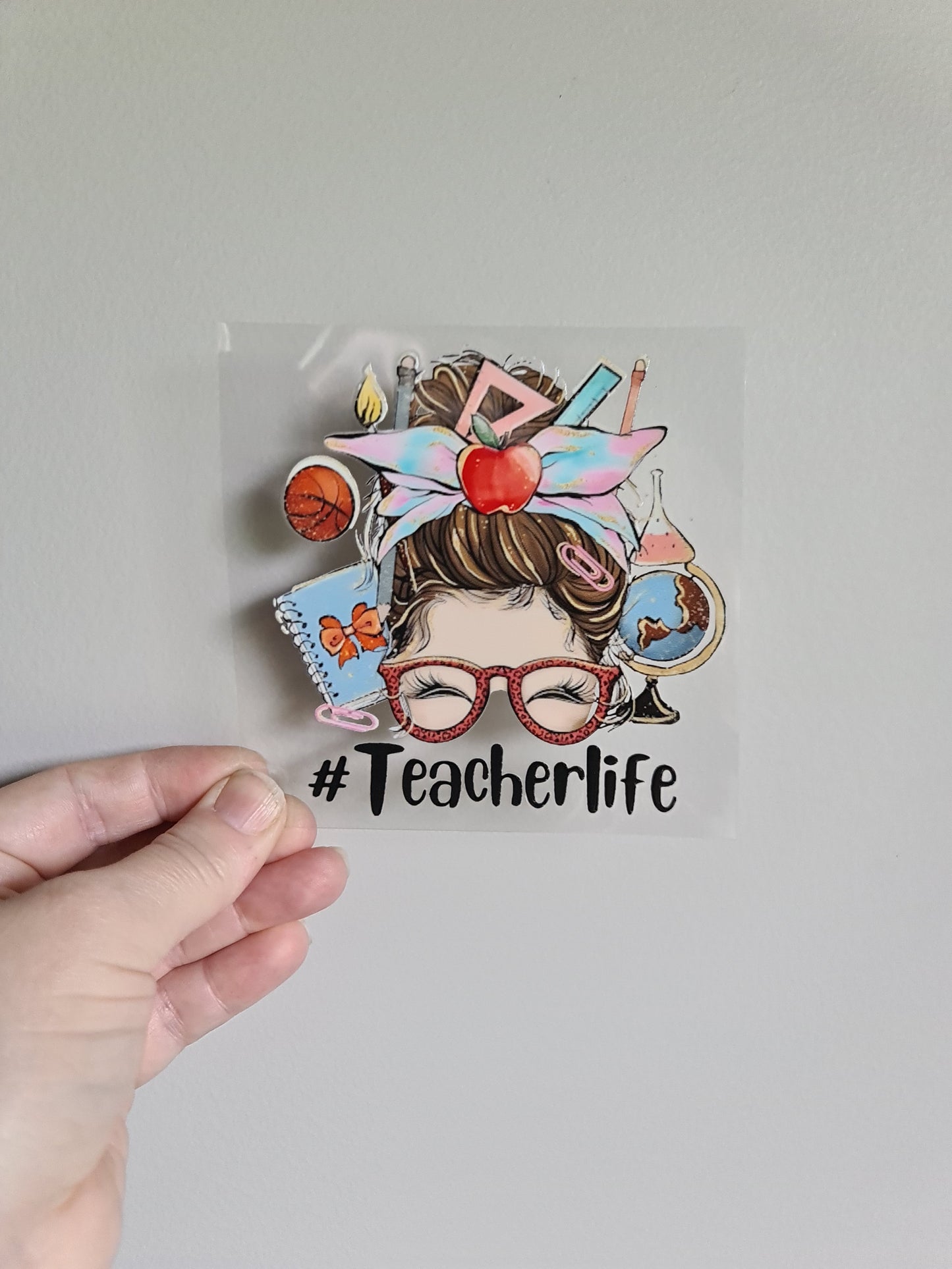 TEACHER AND KAIAKO dtf transfer Maori design 11cm sticker #1459