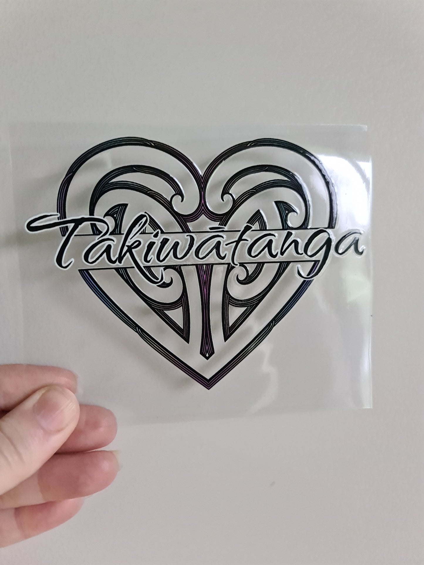 UV dtf Maori design mini size 13cmx13cm #takiwatanga autism awareness