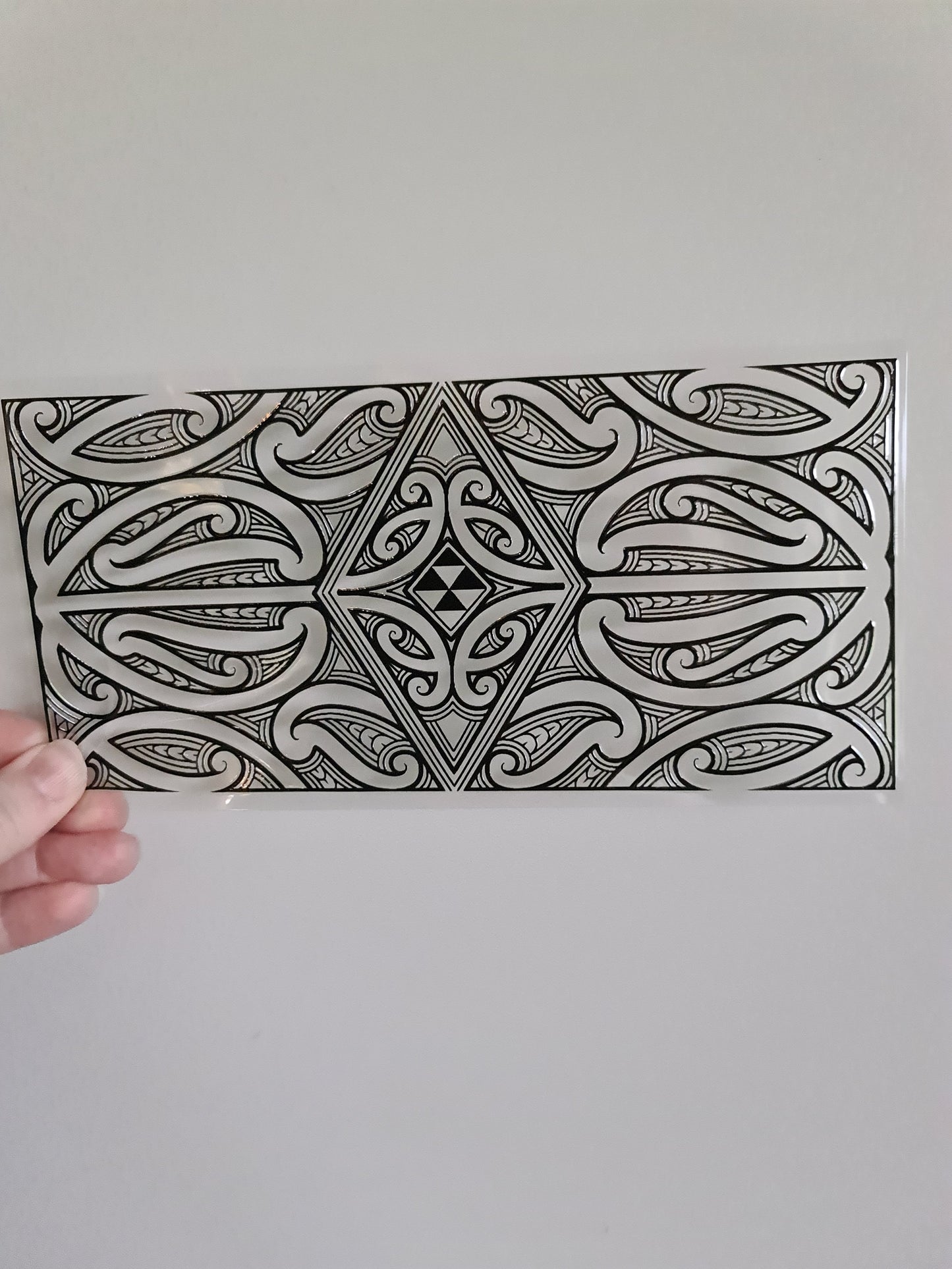 UV dtf Maori design 23cmx11cm 16oz wrap #1074