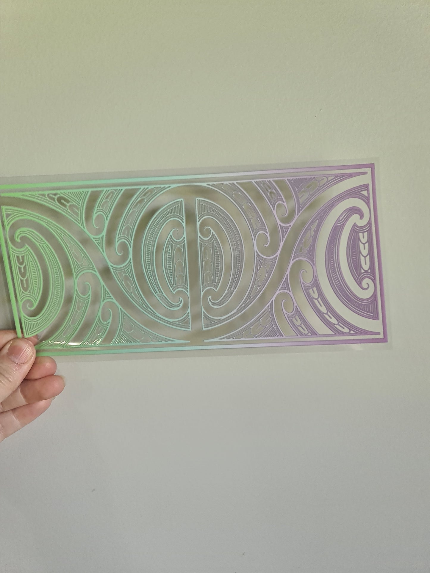 UV dtf Maori design 23cmx11cm 16oz wrap #651