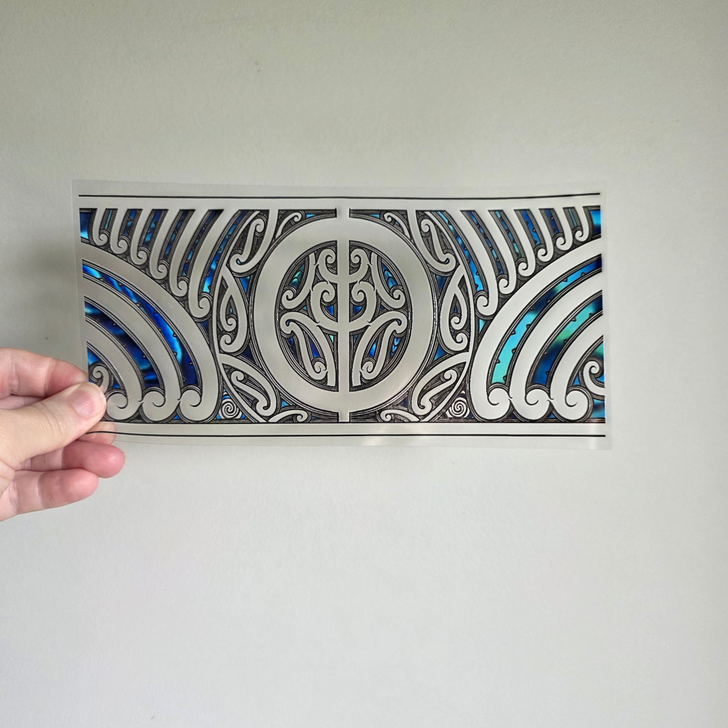 UV dtf transfer Maori design 24cmx11cm 16oz wrap #1526