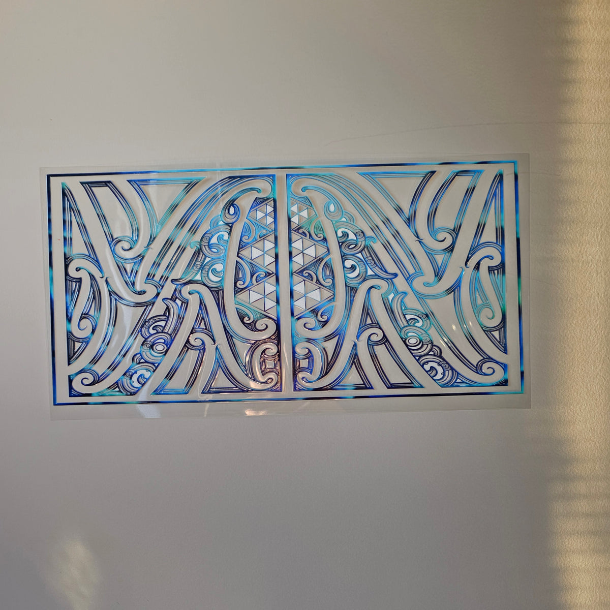 30cmx 15cm size UV DTF DECAL MAORI DESIGN for Table lamps #24
