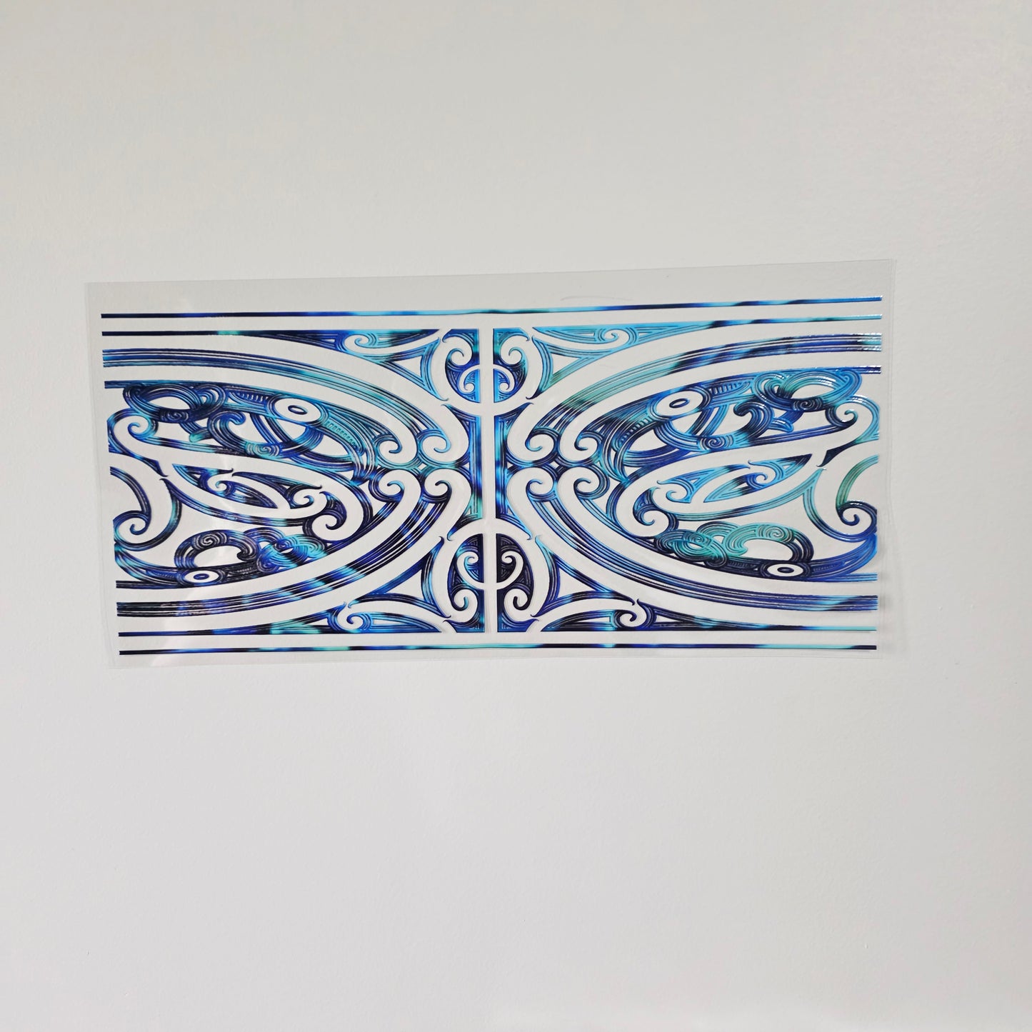 XL UV DTF DECAL MAORI DESIGN 38CMX17CM for touch lamps #24