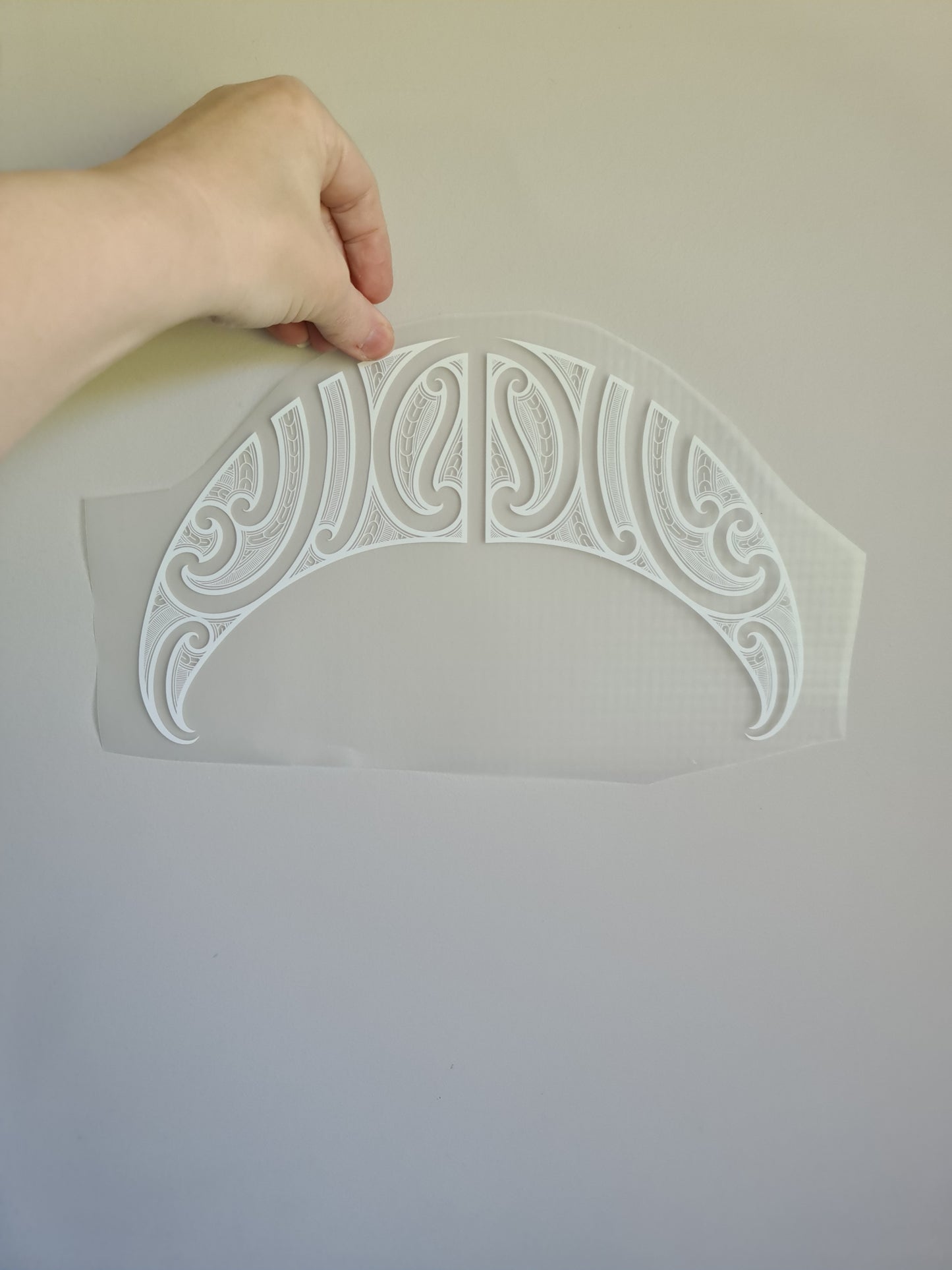 Sublimation custom Maori design Iron on 30cm