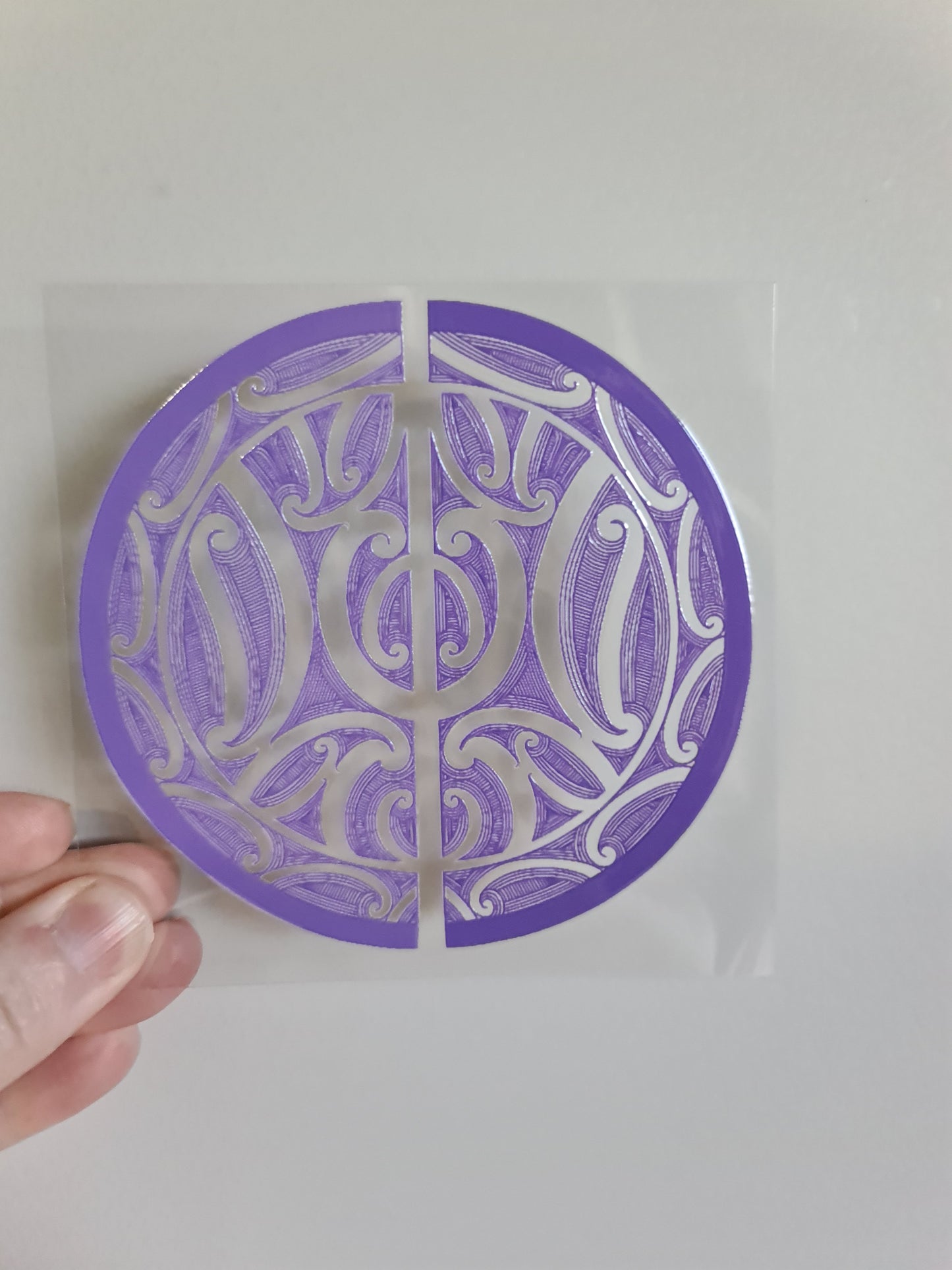 UV dtf Maori design mini size 11cmx11cm #946