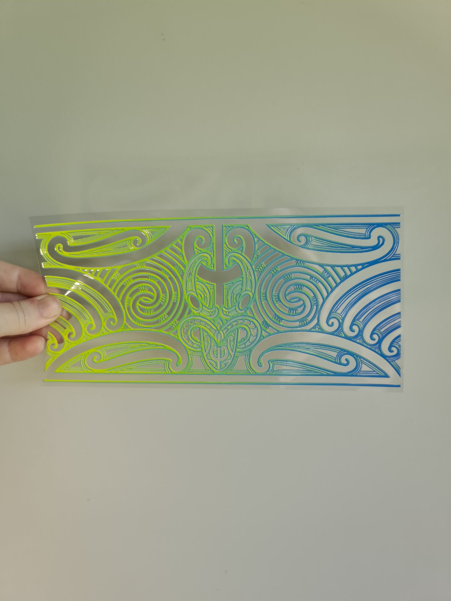 UV dtf transfer Maori design 23cmx11cm 16oz wrap #1346