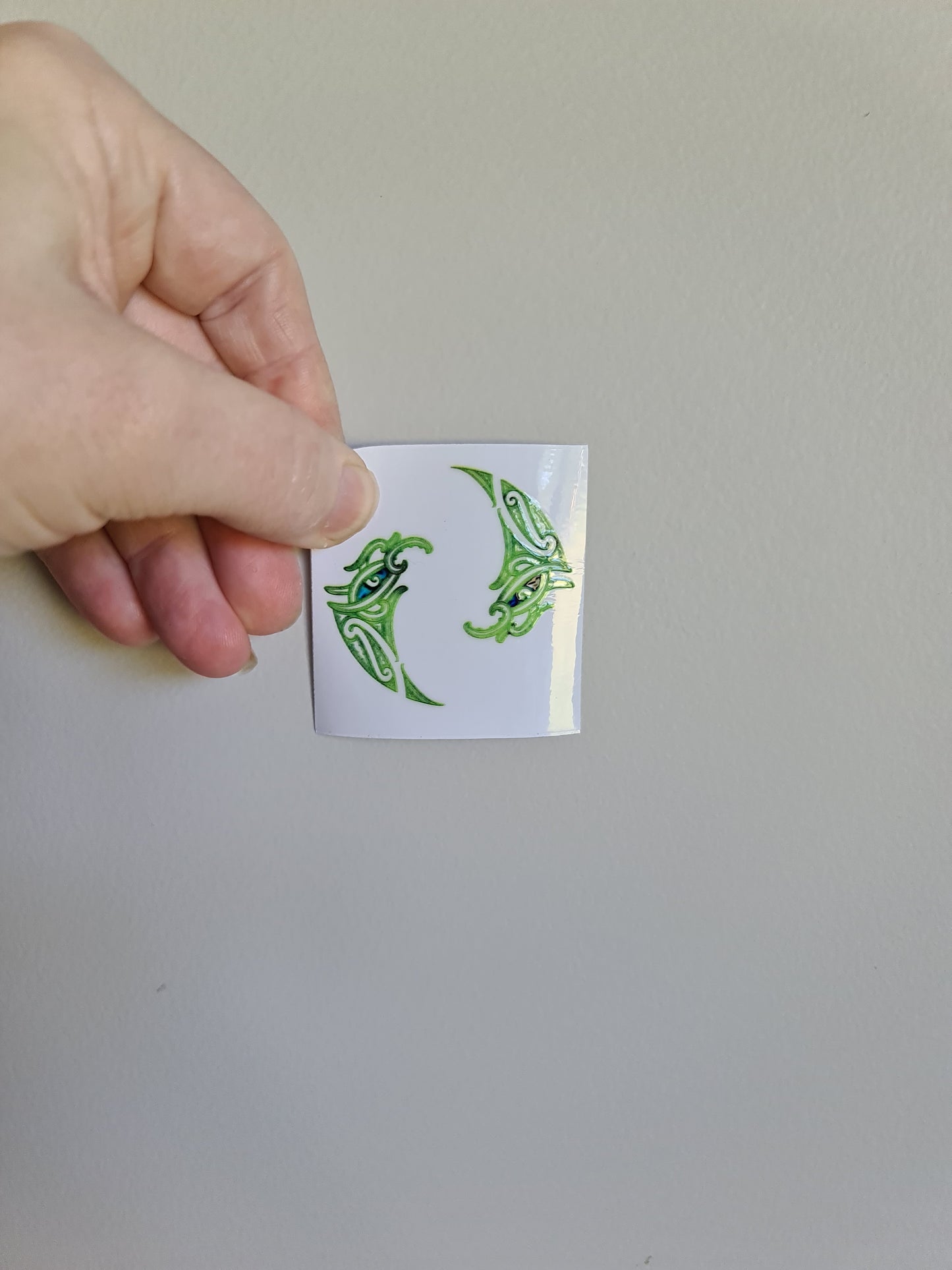 Tiny UV DTF transfer 5cmx5cm for bank cards and phones