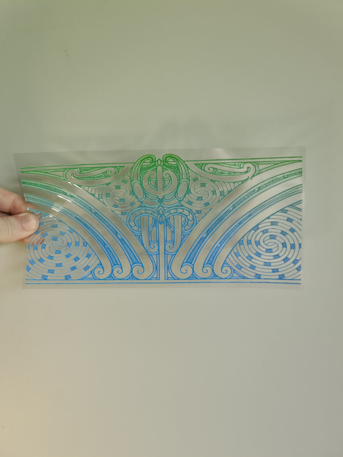 UV dtf transfer Maori design 23cmx11cm 16oz wrap #1432
