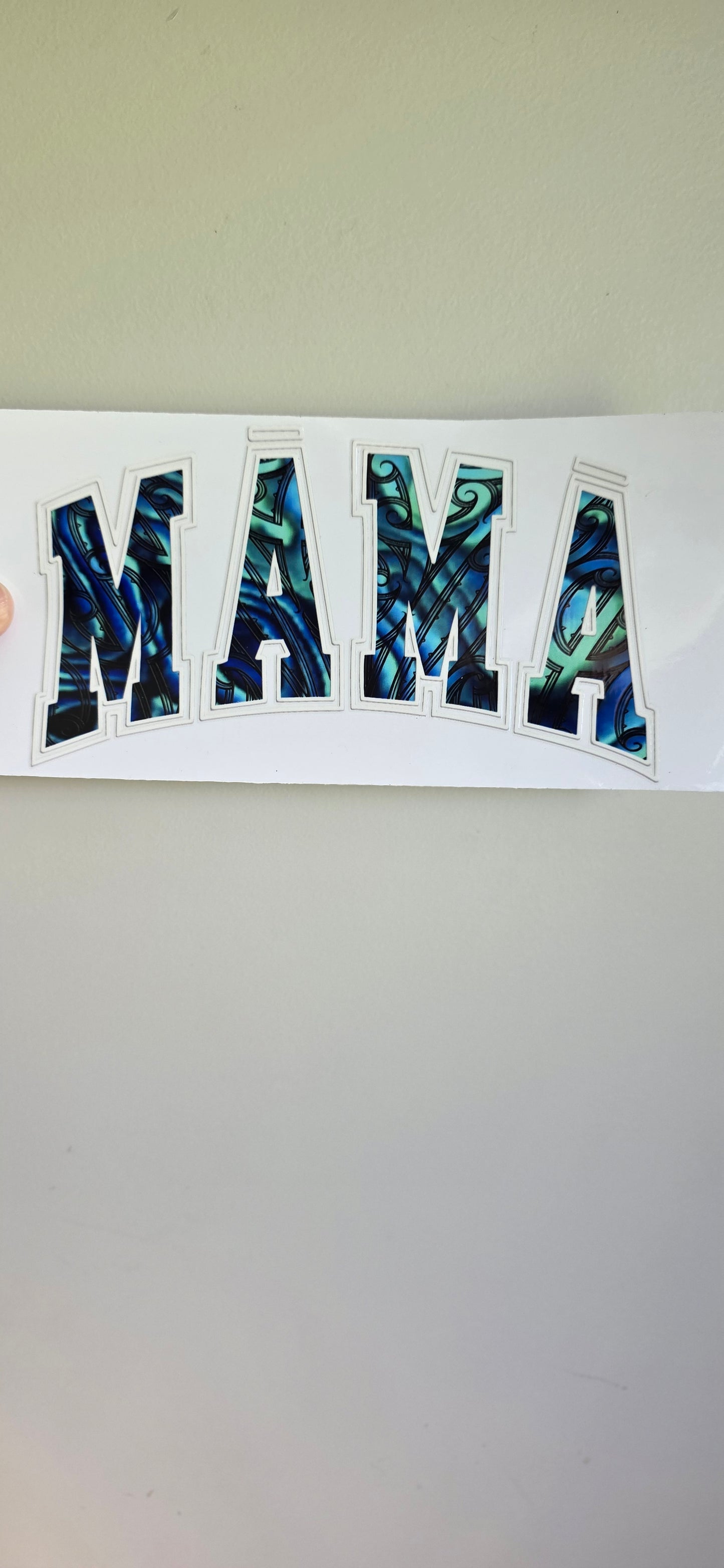 UV dtf transfer Maori design 23cmx11cm 16oz wrap #1641 mama wrap