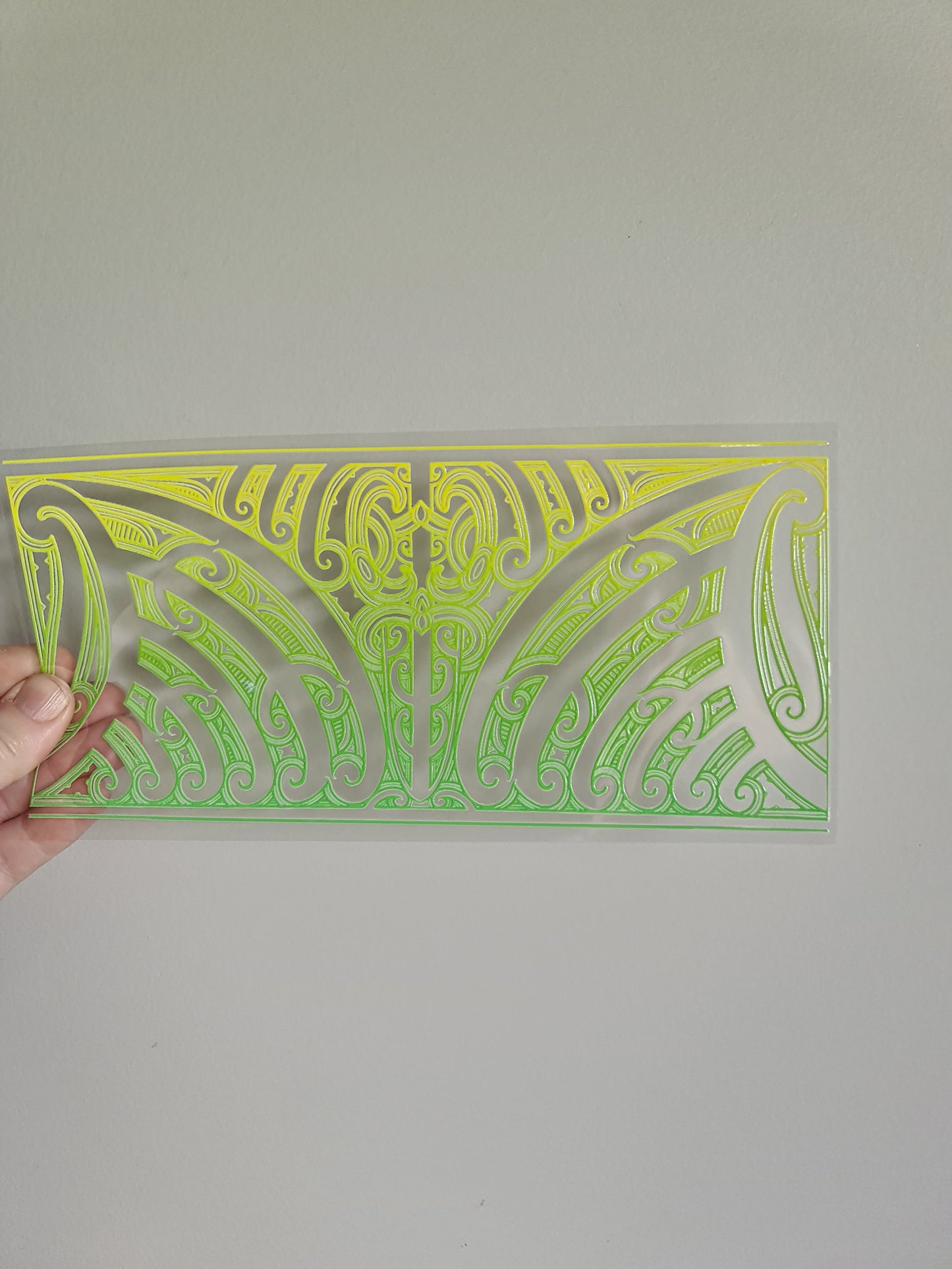 UV dtf transfer Maori design 23cmx11cm 16oz wrap #1284