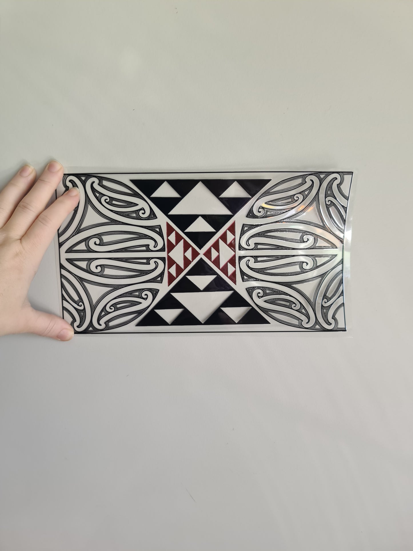 XL UV DTF DECAL MAORI DESIGN 28CMX17CM #11