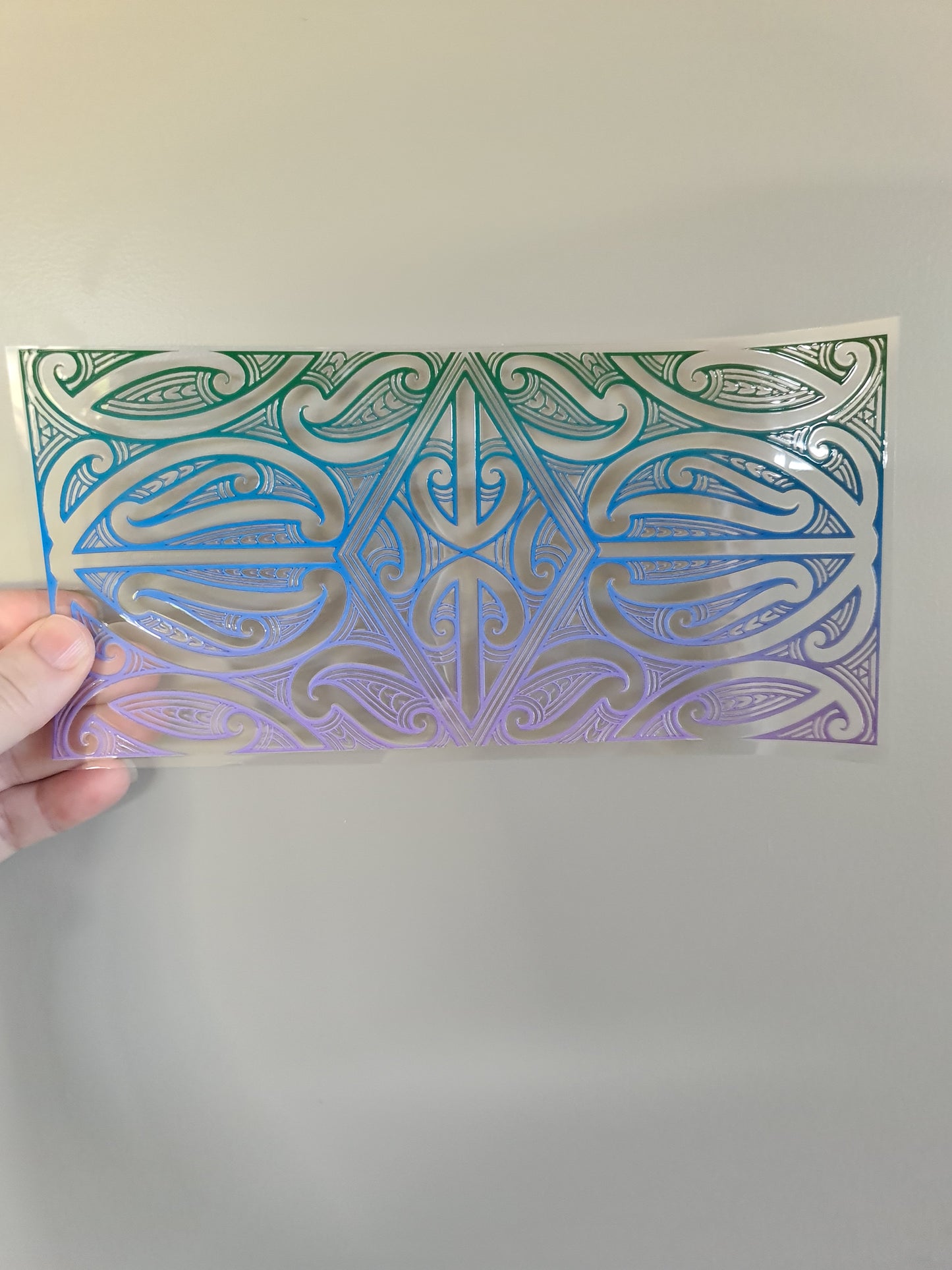 Uv dtf Maori design 23cmx11cm 16oz wrap #226