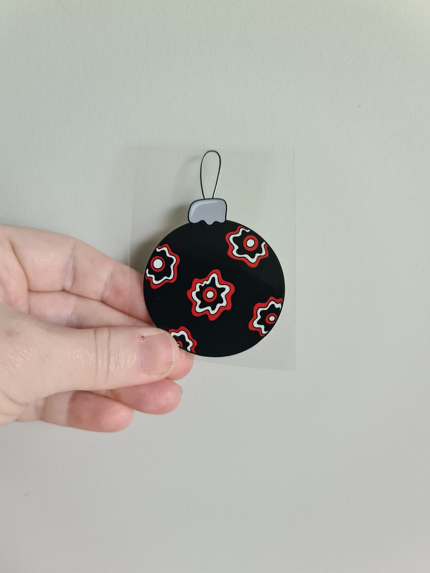 CHRISTMAS - Tiny UV DTF transfer 8cm for baubles