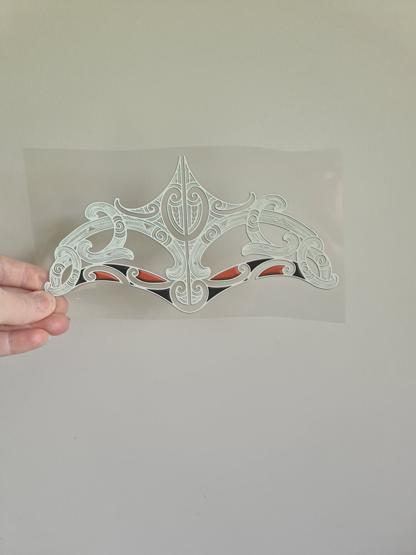 UV dtf transfer Maori design 20.5cmx11cm 16oz wrap #1501