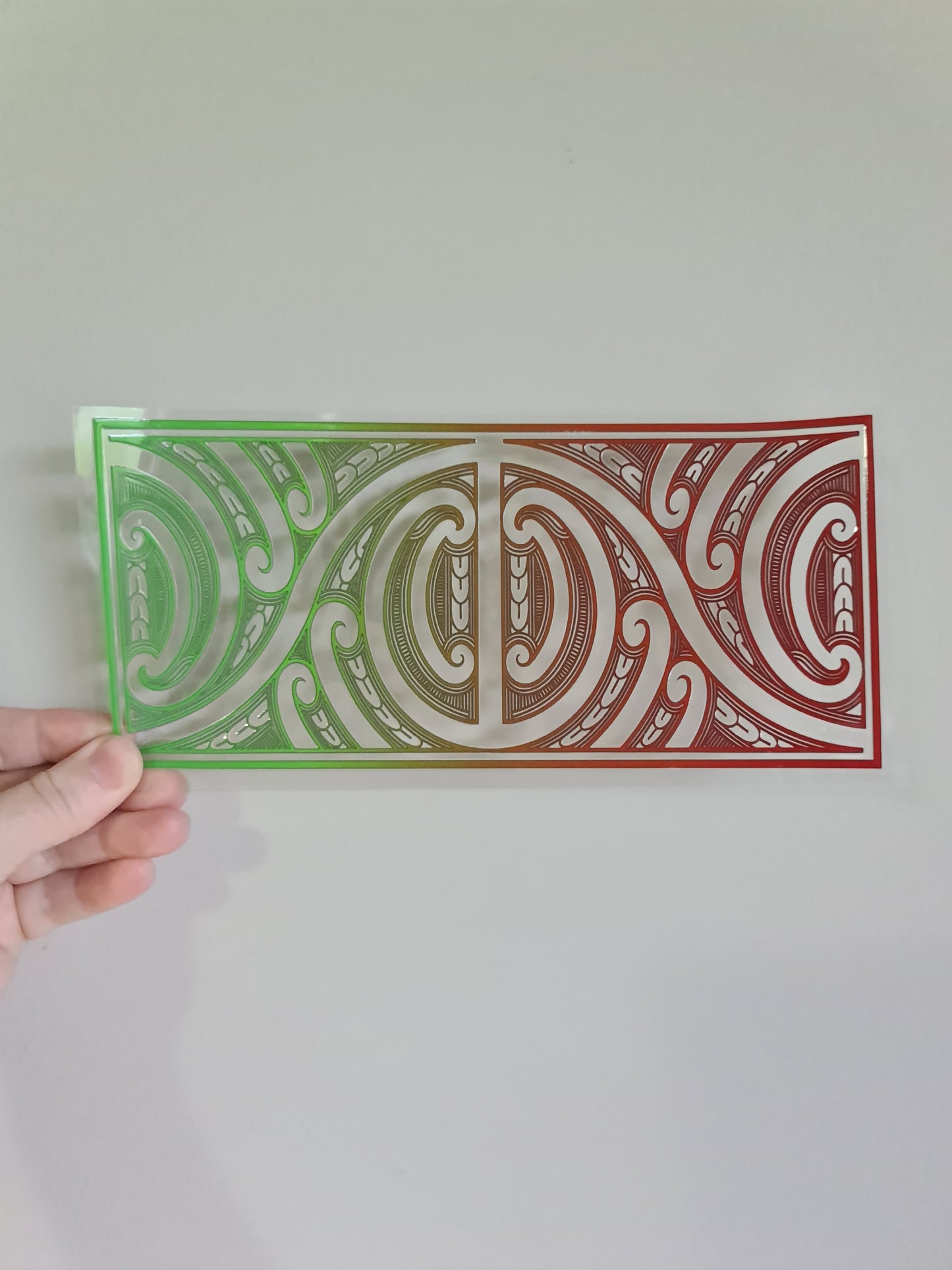 UV dtf Maori design 23cmx11cm 16oz wrap #750