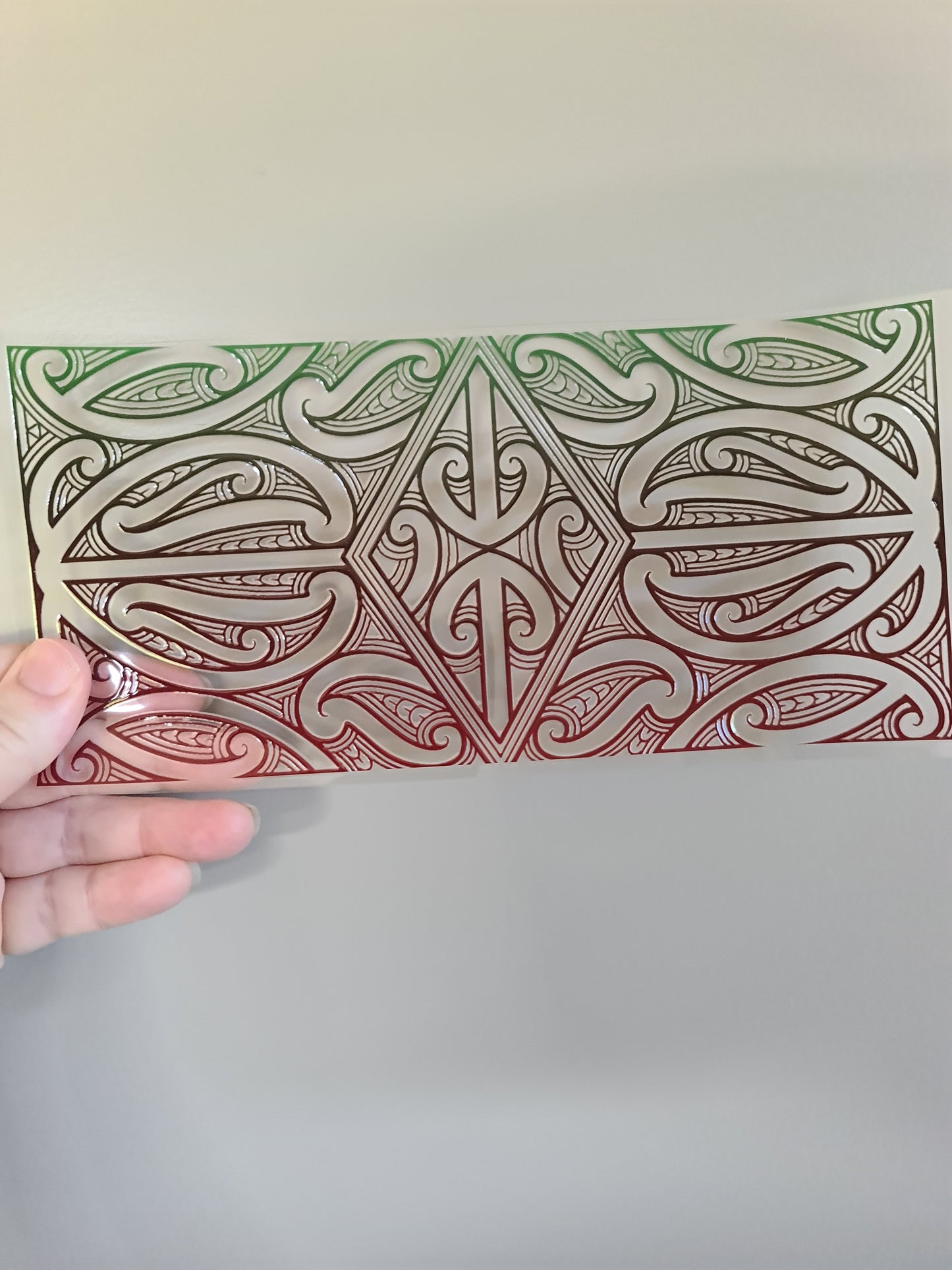 Uv dtf Maori design 23cmx11cm 16oz wrap #223