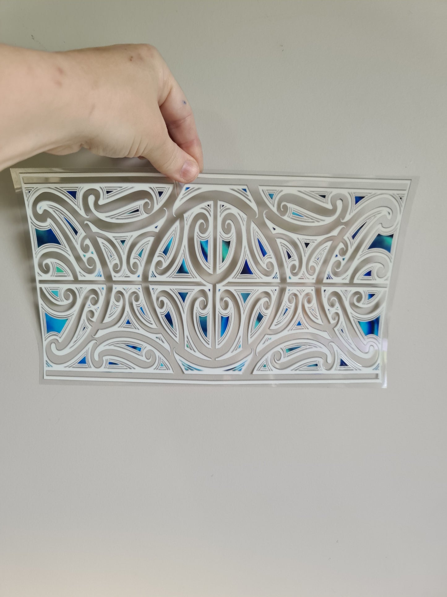 XL UV DTF DECAL MAORI DESIGN 28CMX17CM for touch lamps #98