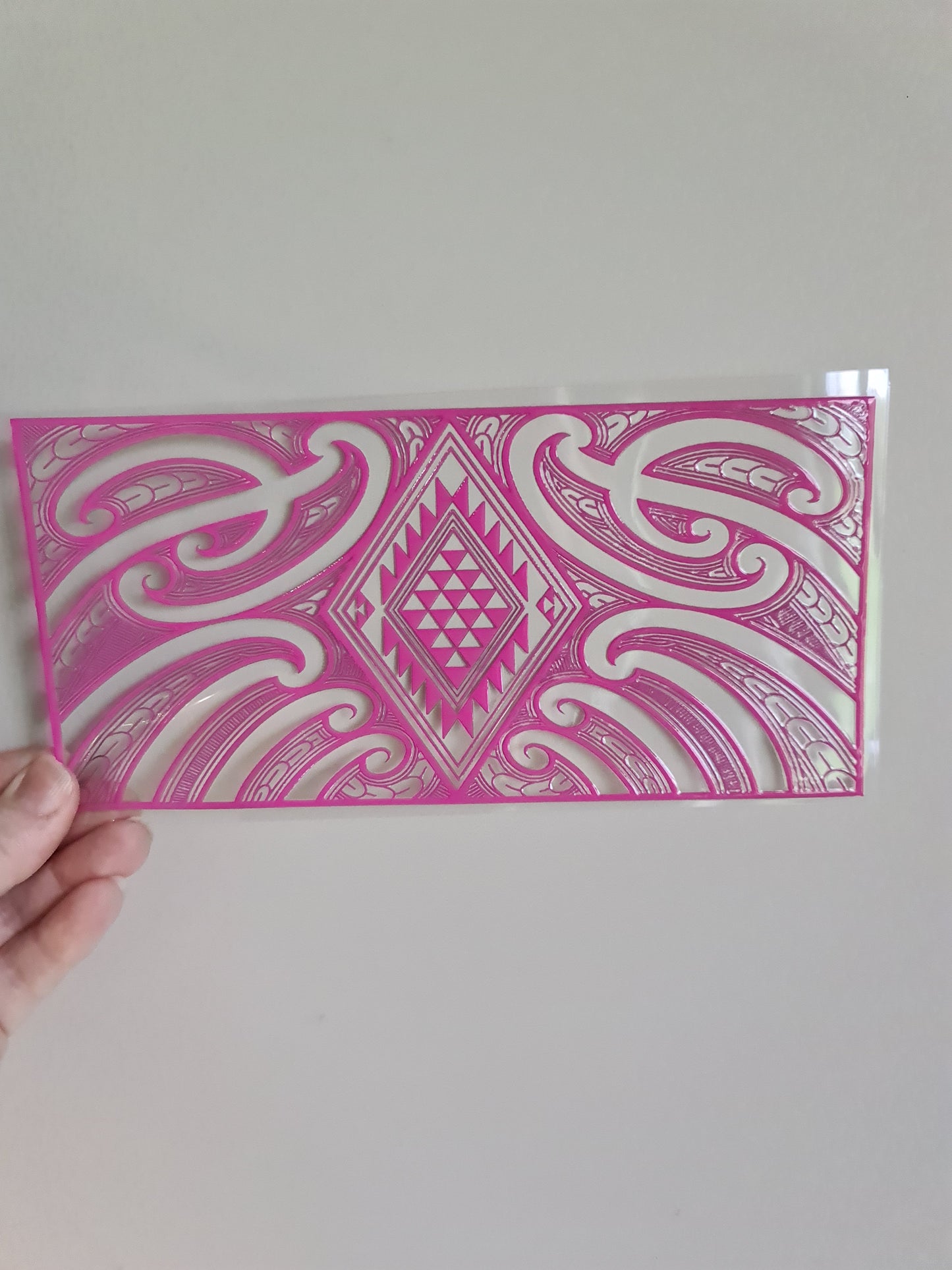 UV dtf Maori design 23cmx11cm 16oz wrap #1054