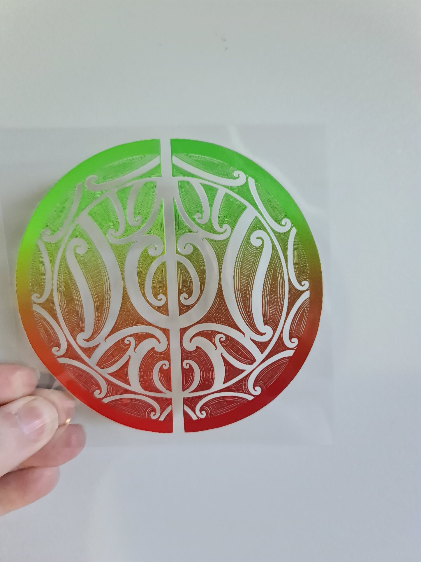 UV dtf Maori design mini size 11cmx11cm #962 rasta