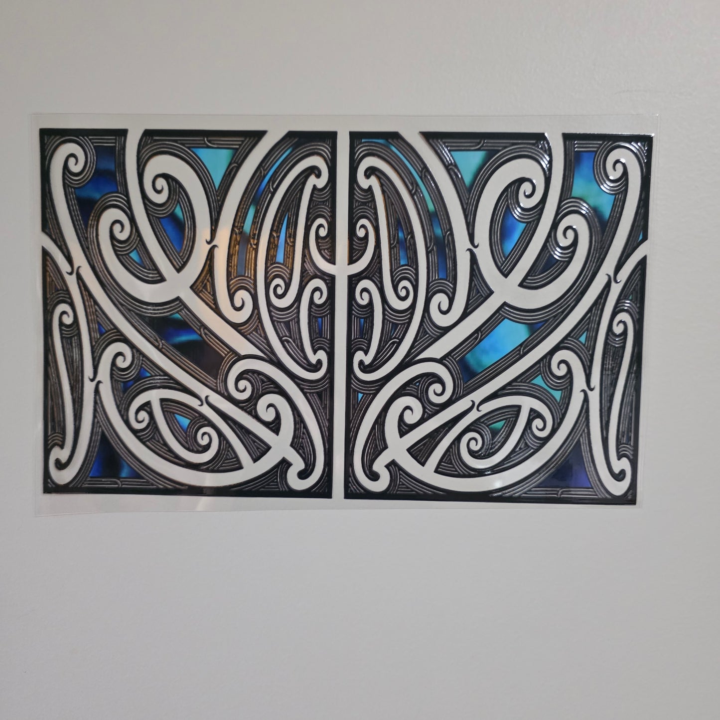 XL UV DTF DECAL MAORI DESIGN 28CMX17CM for touch lamps #304