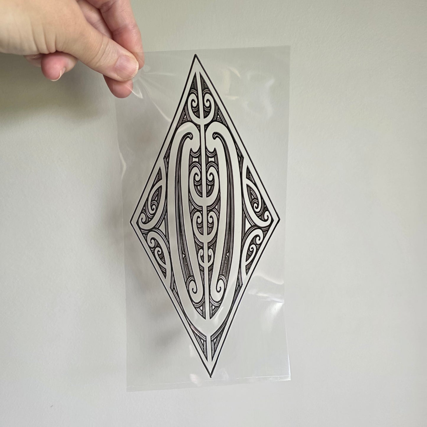 UV dtf transfer Maori design 24cmx11cm 16oz wrap #1543