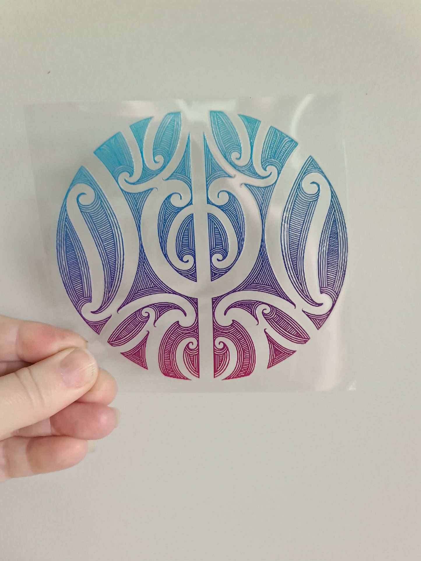 UV dtf Maori design mini size 11cm #1337