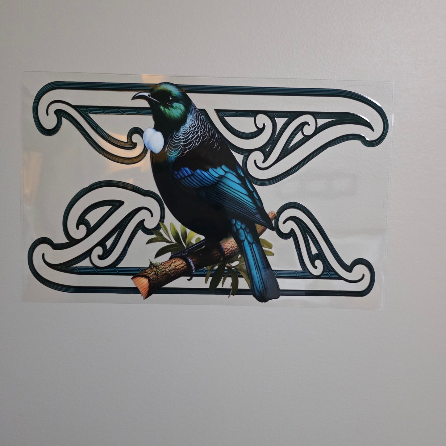 XL UV DTF DECAL MAORI DESIGN 28CMX17CM for touch lamps #261