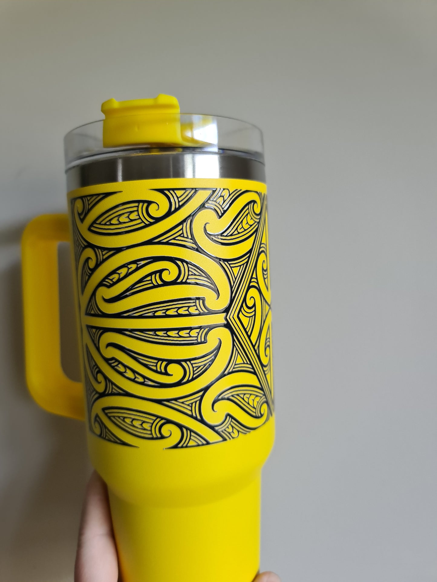 40oz Custom Maori design tumbler (pre -order)