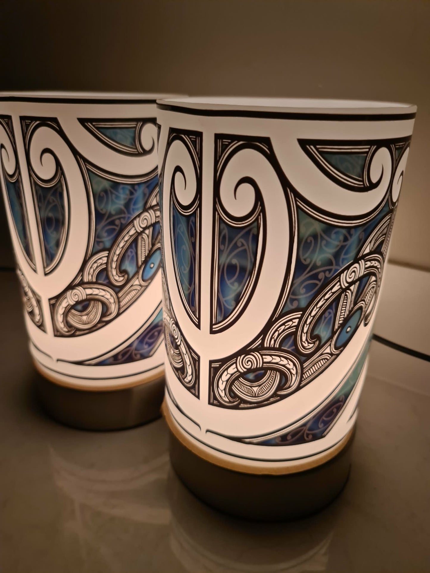 Maori design touch lamp - set 2 lamps (pre-order)