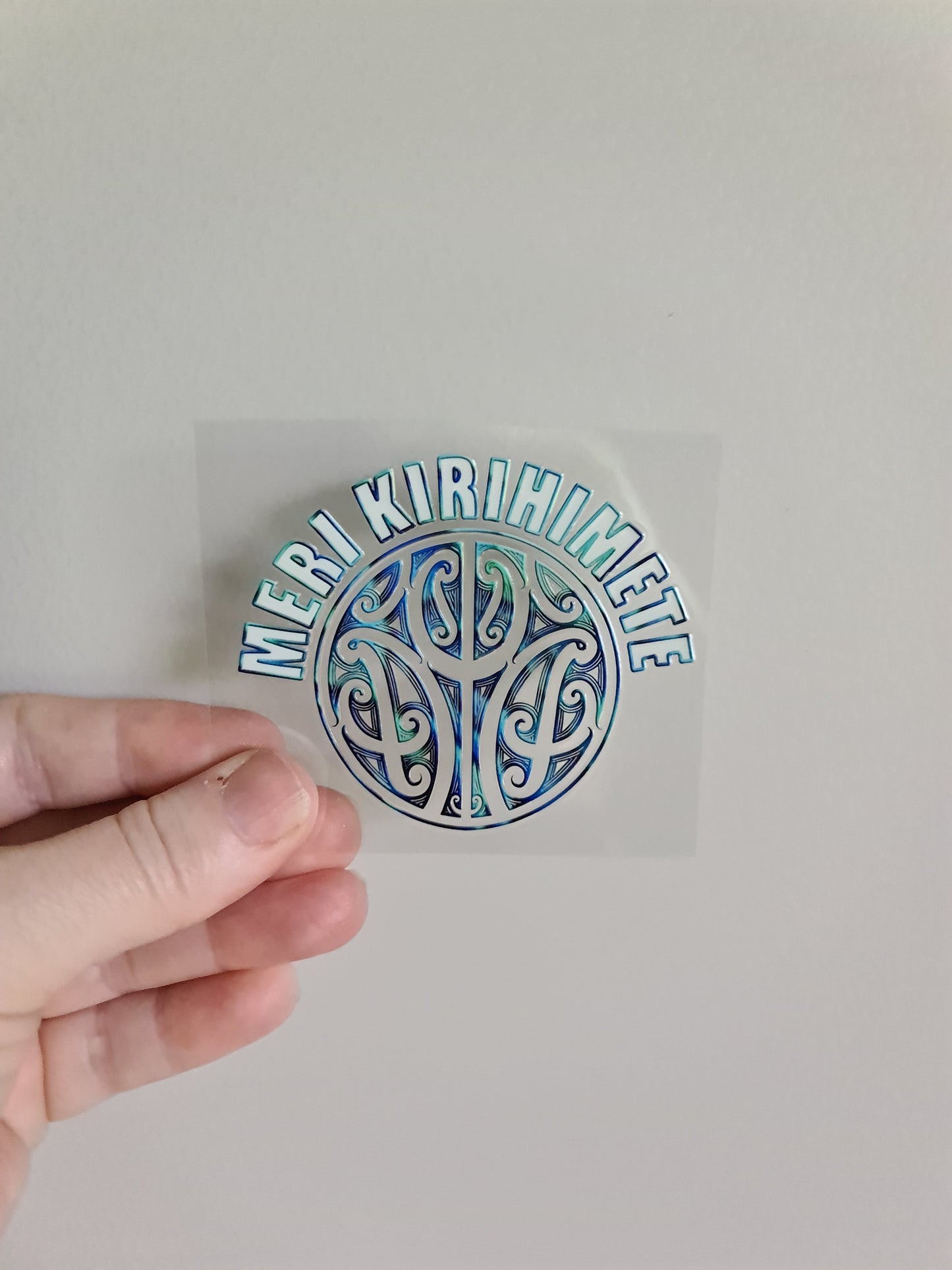 CHRISTMAS - Tiny UV DTF transfer 8cm for baubles