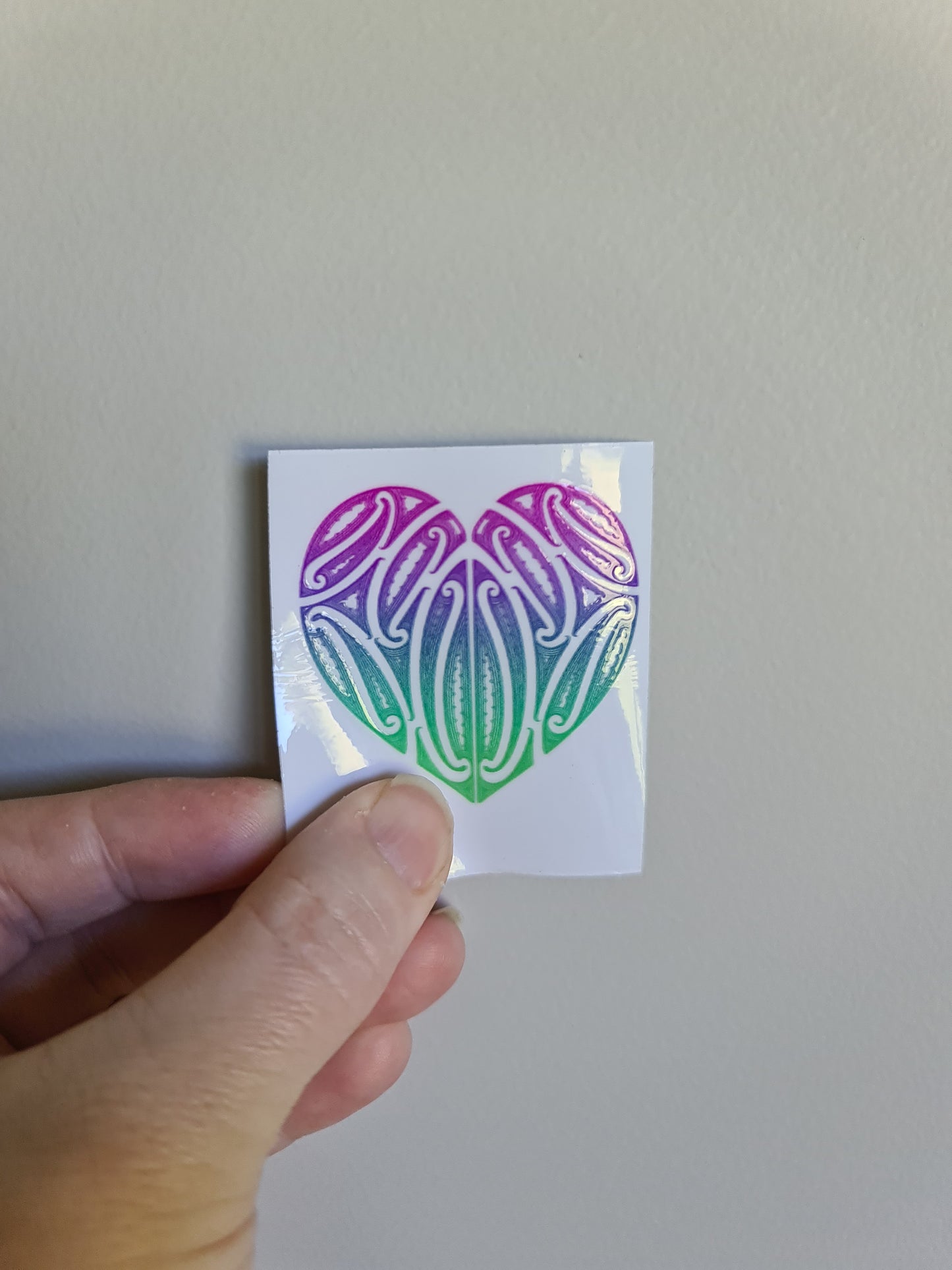 Tiny UV DTF transfer 5cmx5cm for bank cards and phones